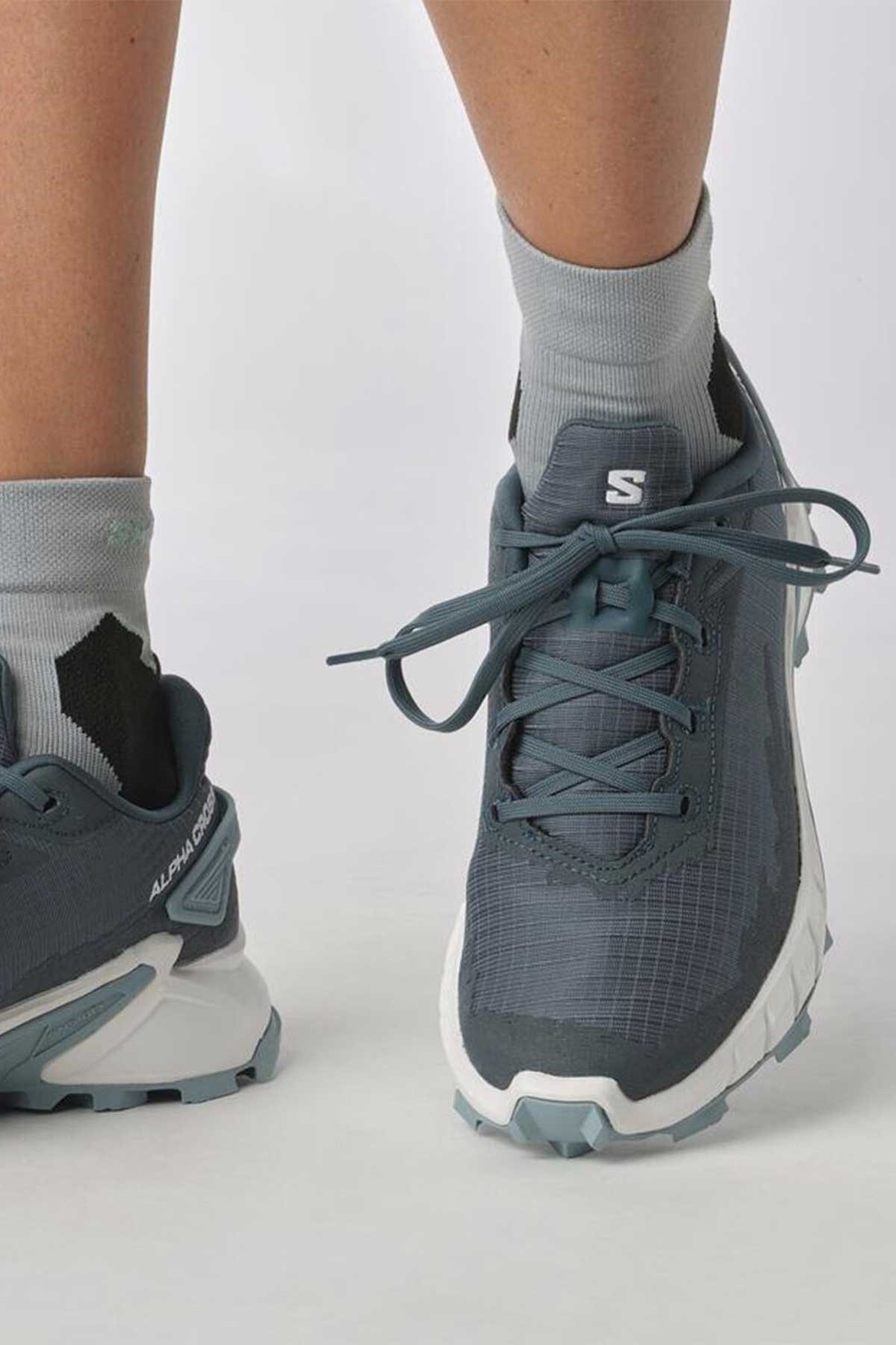 Salomon Alphacross 4 Kadın Outdoor Ayakkabı L47116700 Mavi