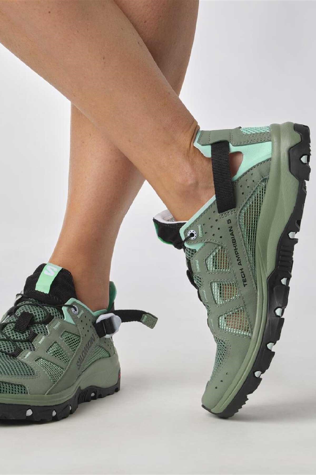 Salomon Techamphibian 5 Kadın Outdoor Ayakkabı L47117300 Yeşil
