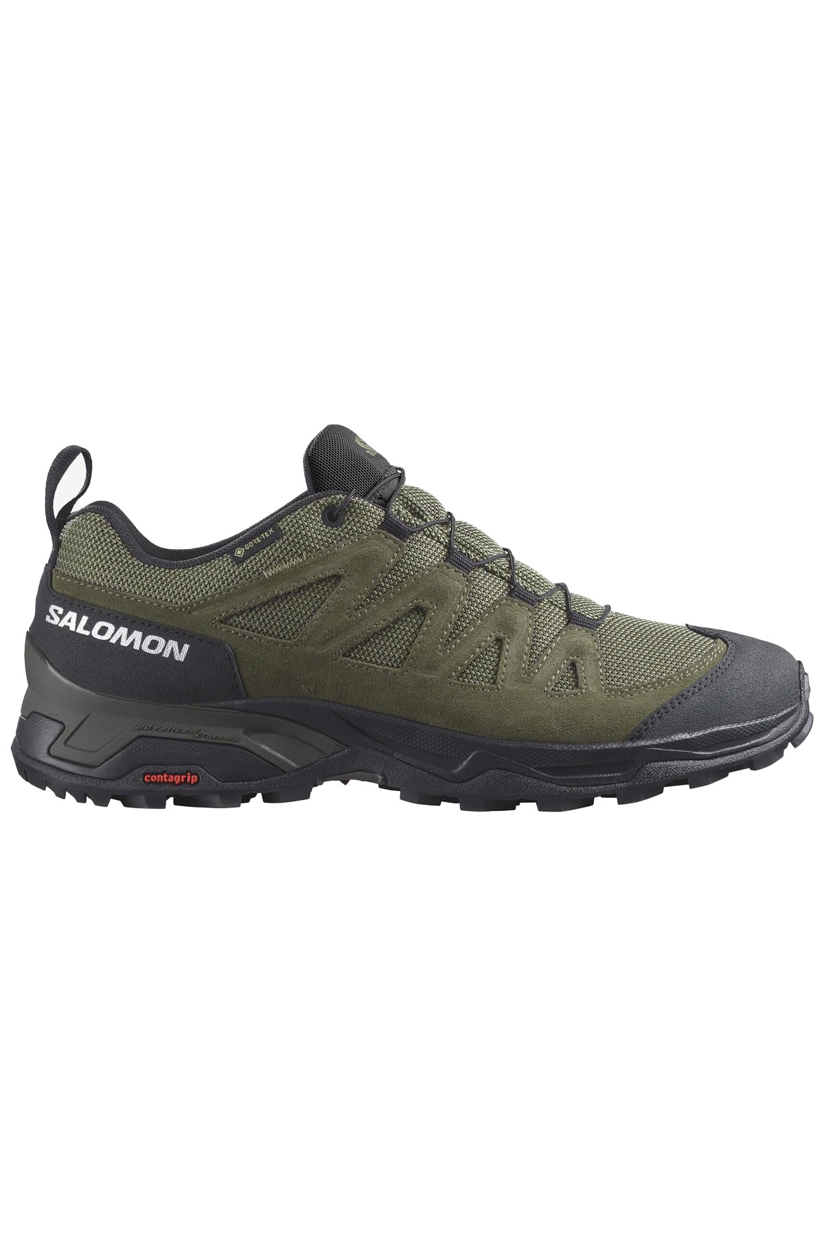 Salomon X Ward Leather GTX Erkek Outdoor Ayakkabı L47182200 Haki