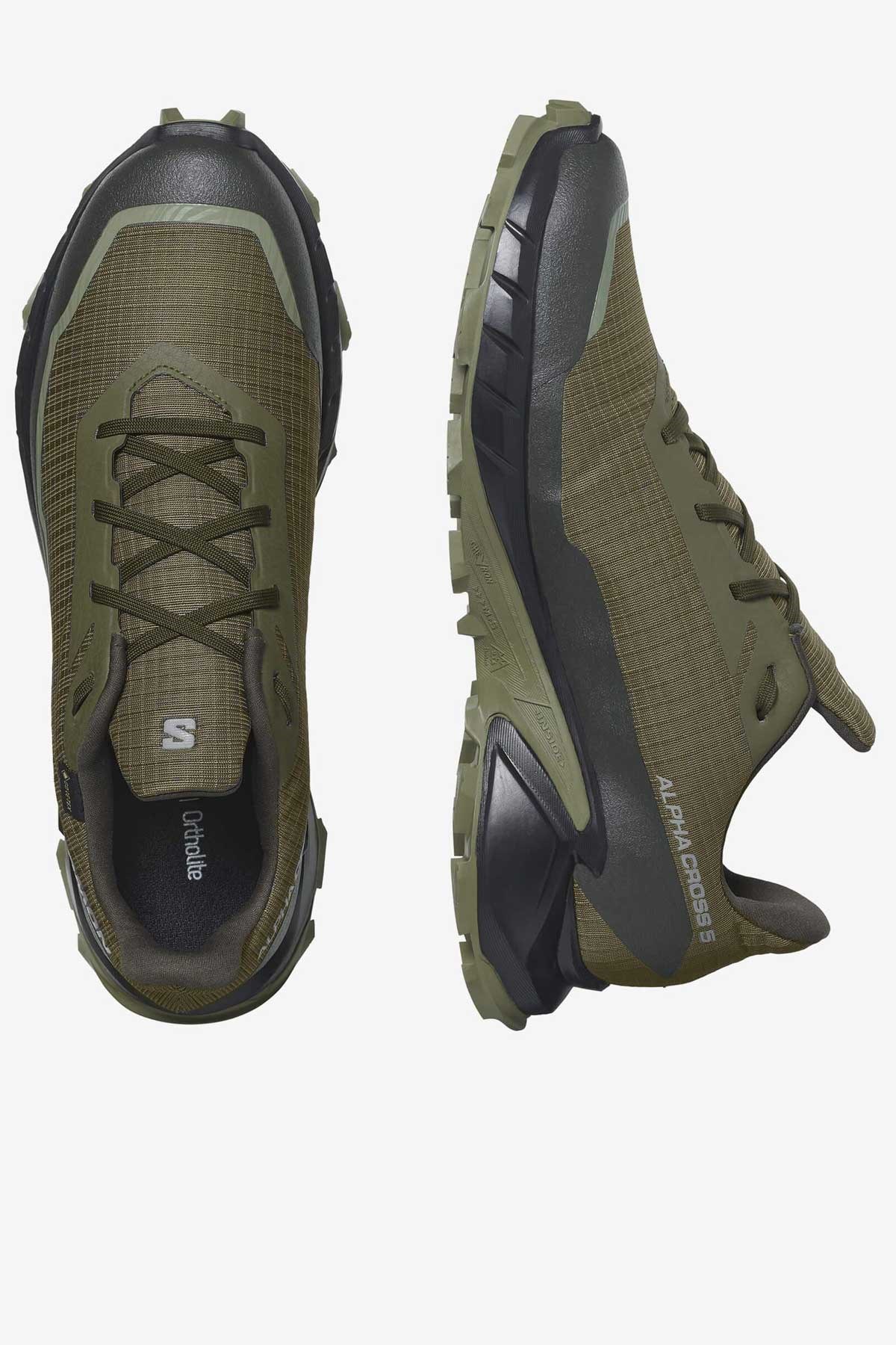 Salomon Alphacross 5 GTX Erkek Outdoor Ayakkabı L47310300 Haki