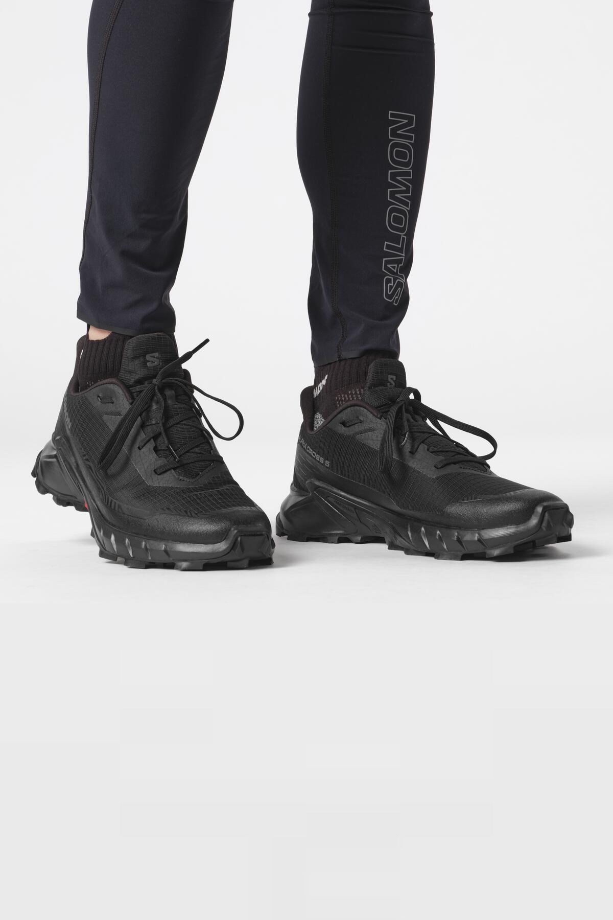 Salomon Alphacross 5 Erkek Outdoor Ayakkabı L47313100 Siyah