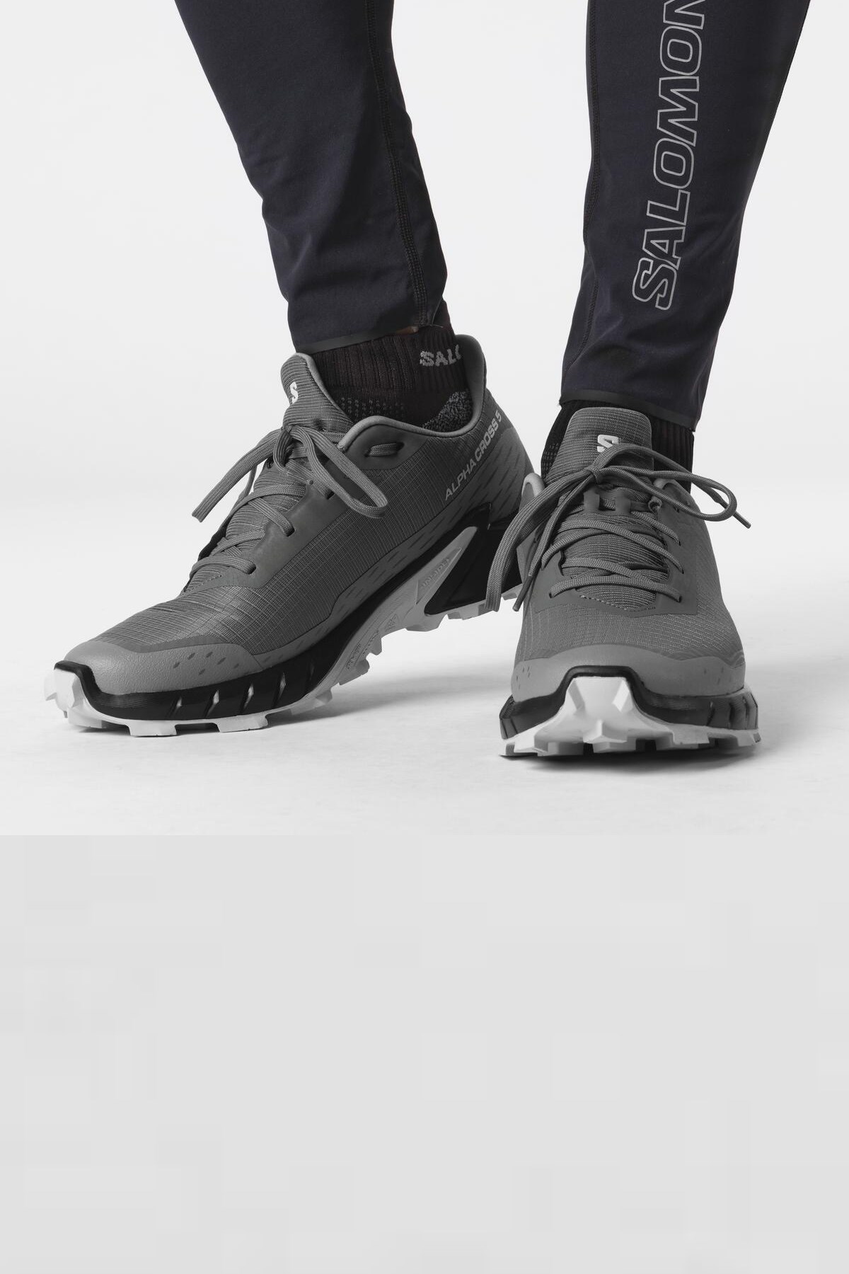 Salomon Alphacross 5 Erkek Outdoor Ayakkabı L47313300 Gri