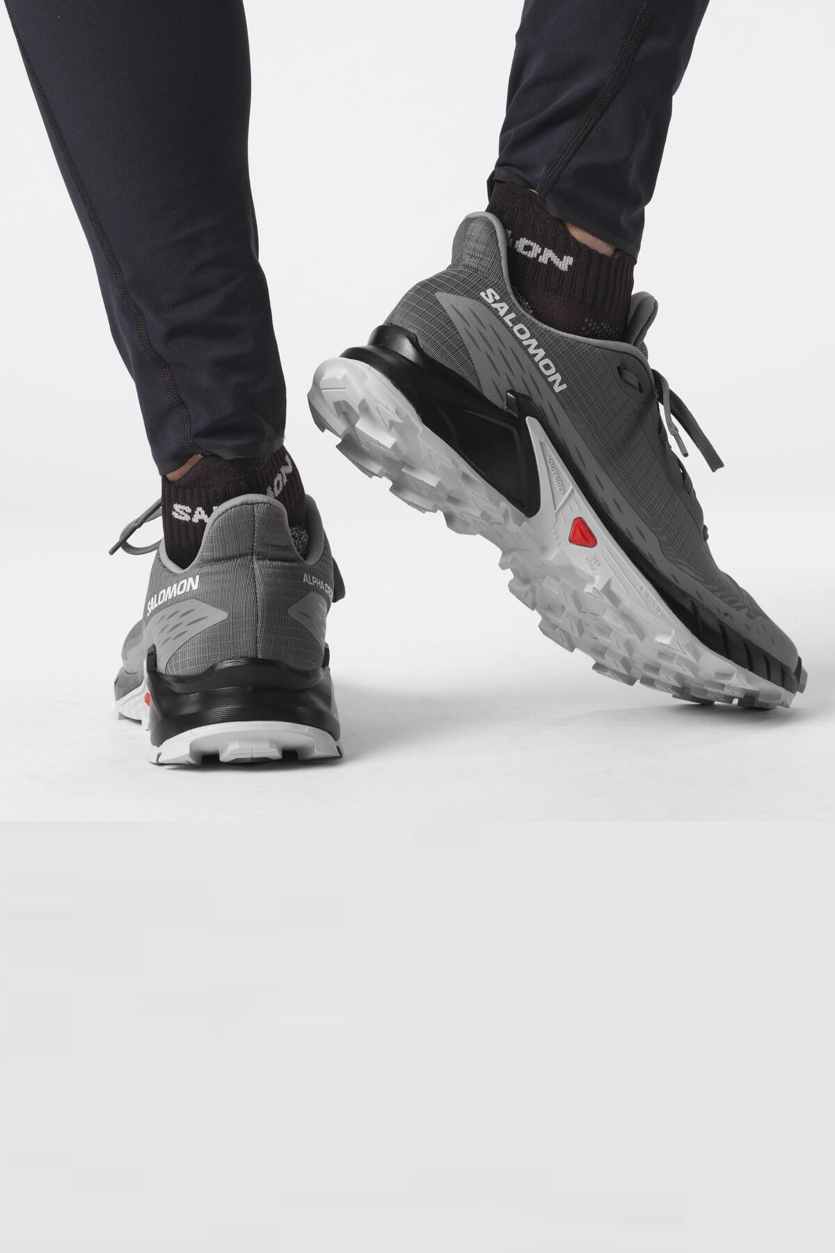 Salomon Alphacross 5 Erkek Outdoor Ayakkabı L47313300 Gri