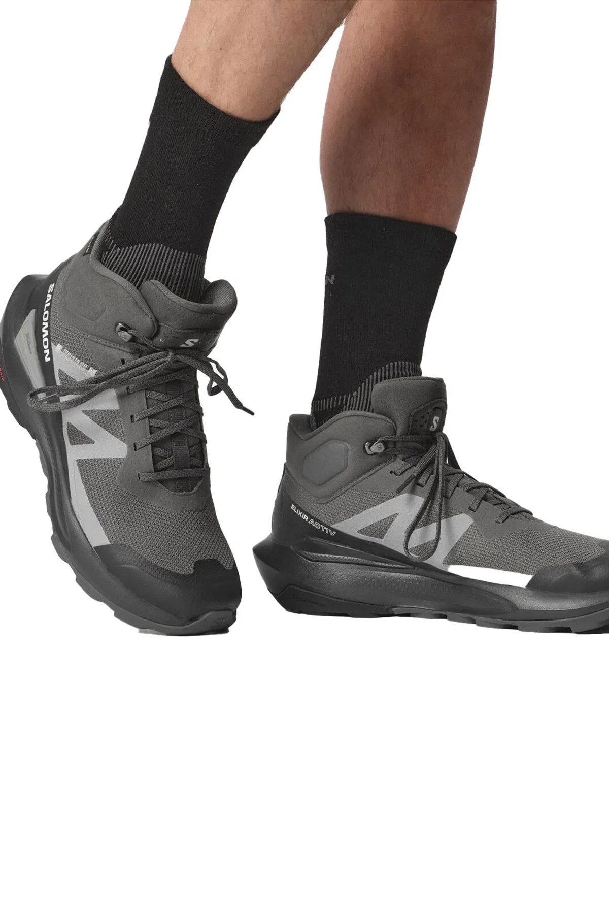 Salomon Elixir Activ Mid Gtx Erkek Bot L47456800 Gri
