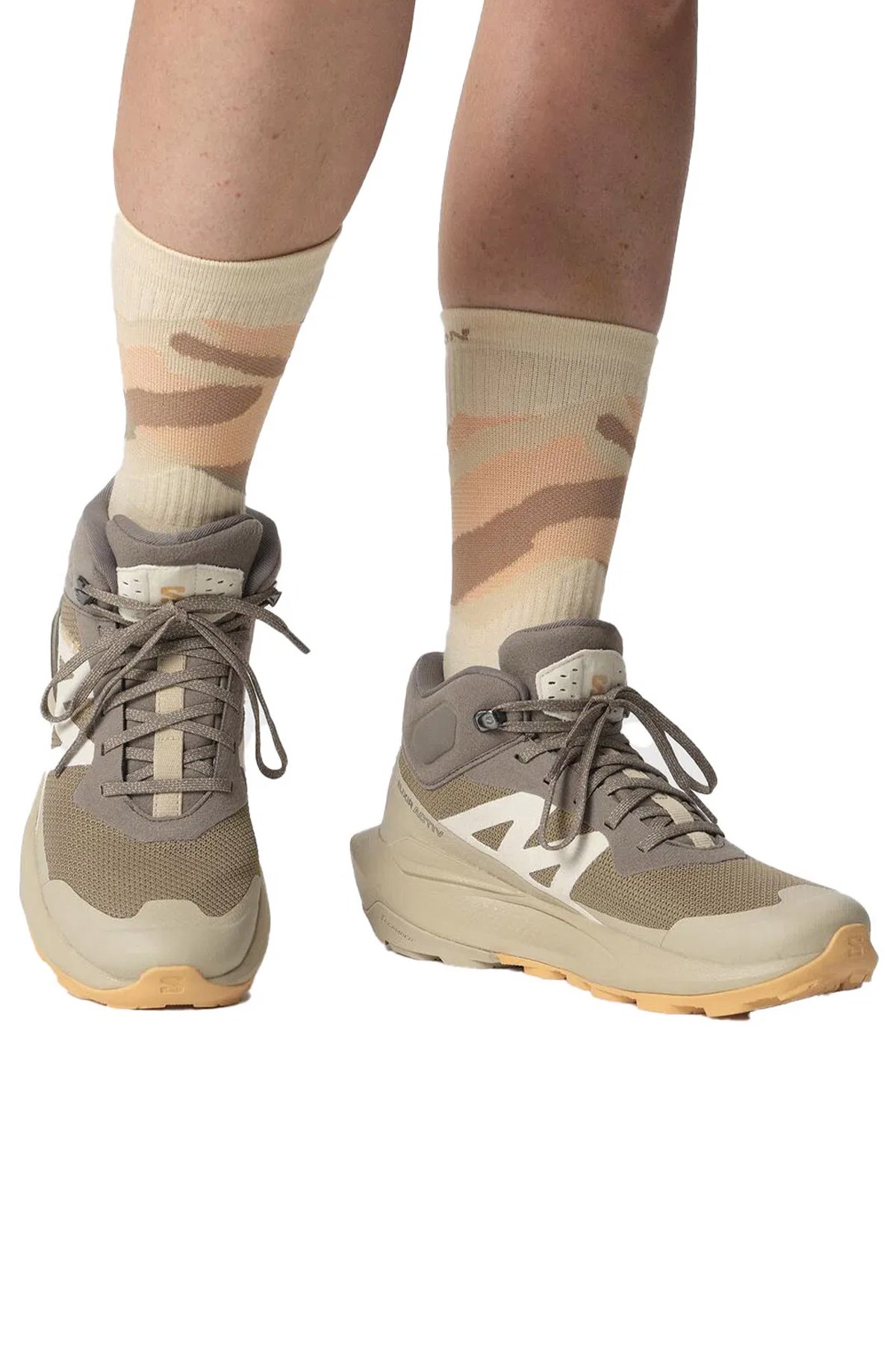 Salomon Elixir Activ Mid Gtx W Kadın Bot L47457200 Bej
