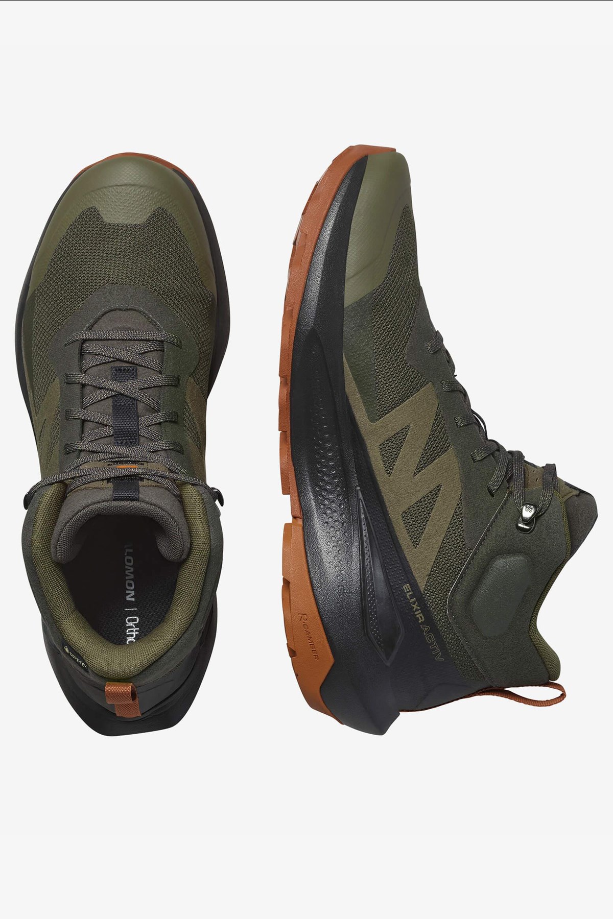 Salomon Elixir Activ Mid Gtx Erkek Bot L47560300 Haki