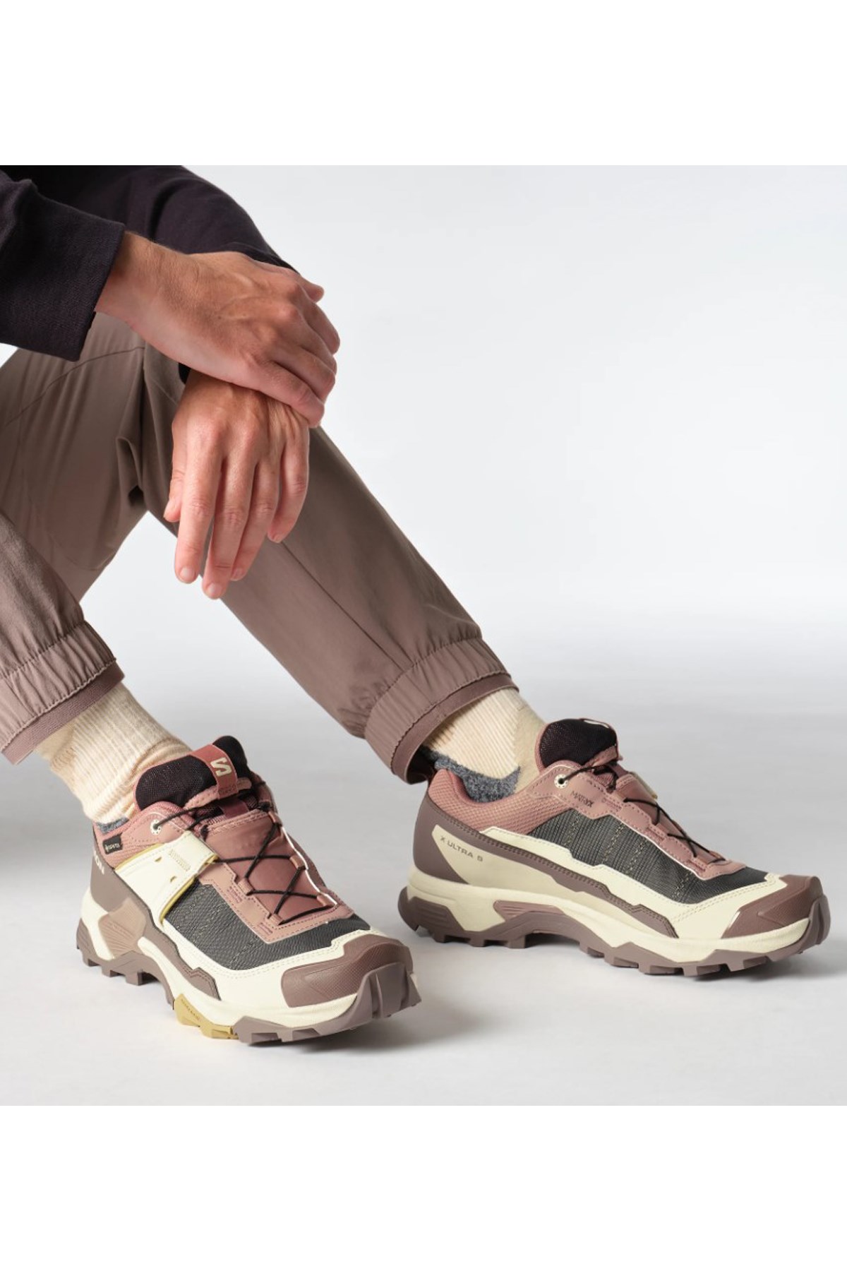 Salomon X Ultra 5 Gore-Tex Kadın Outdoor Ayakkabı L47726000 Kahverengi