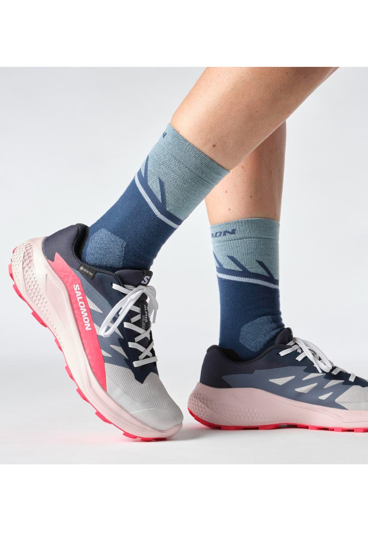 Salomon Alphaglıde Gore-Tex Kadın Patika Koşusu Ayakkabısı L47802300 Beyaz