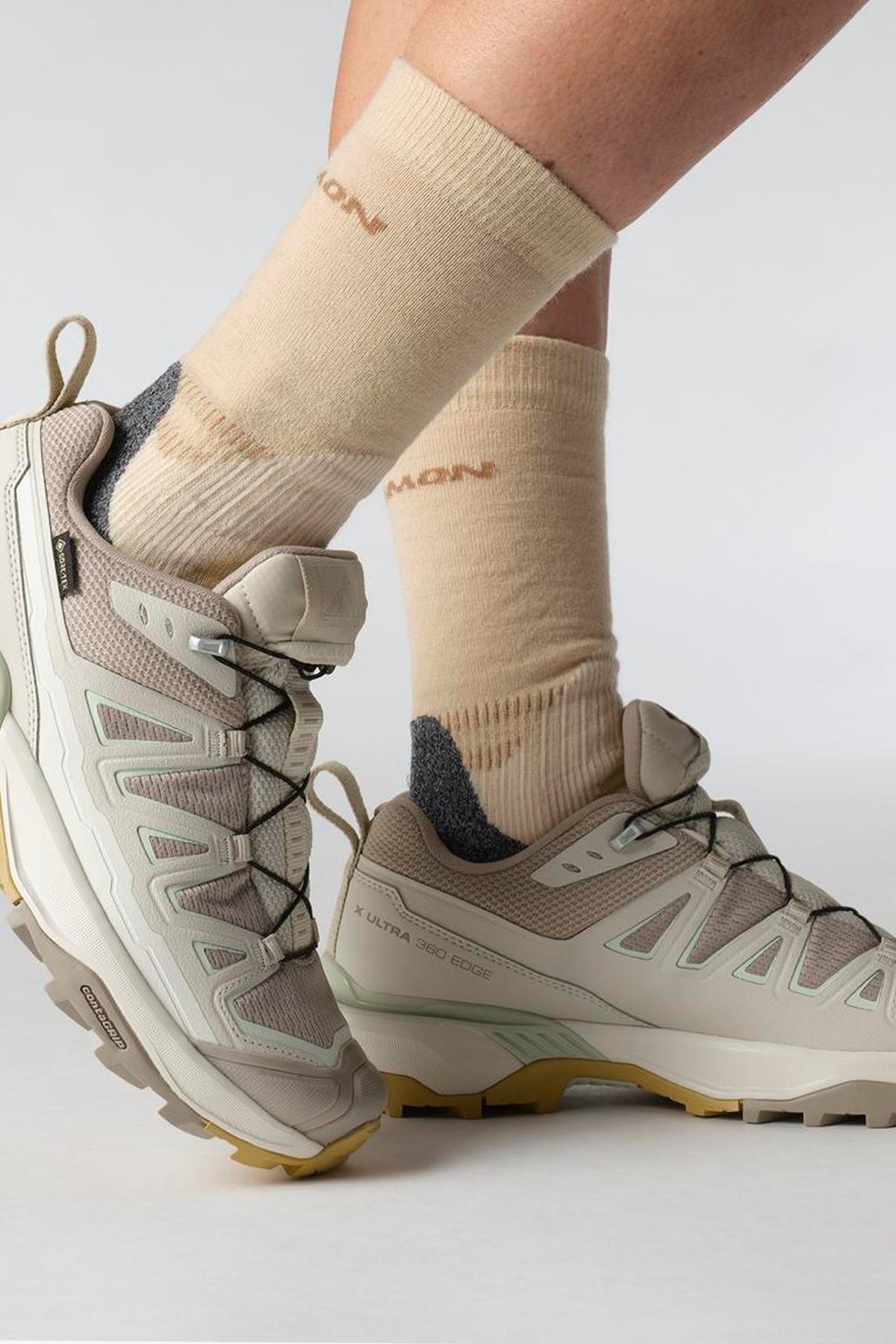 Salomon X Ultra 360 Edge Gore-Tex Kadın Outdoor Ayakkabı Gri