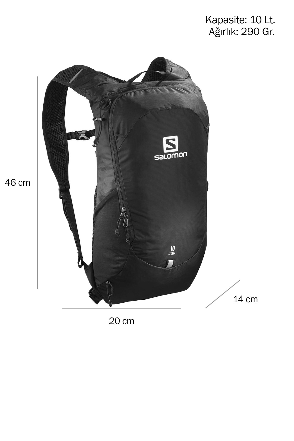 Salomon Trailblazer 10L Outdoor Sırt Çantası LC1048300 Siyah