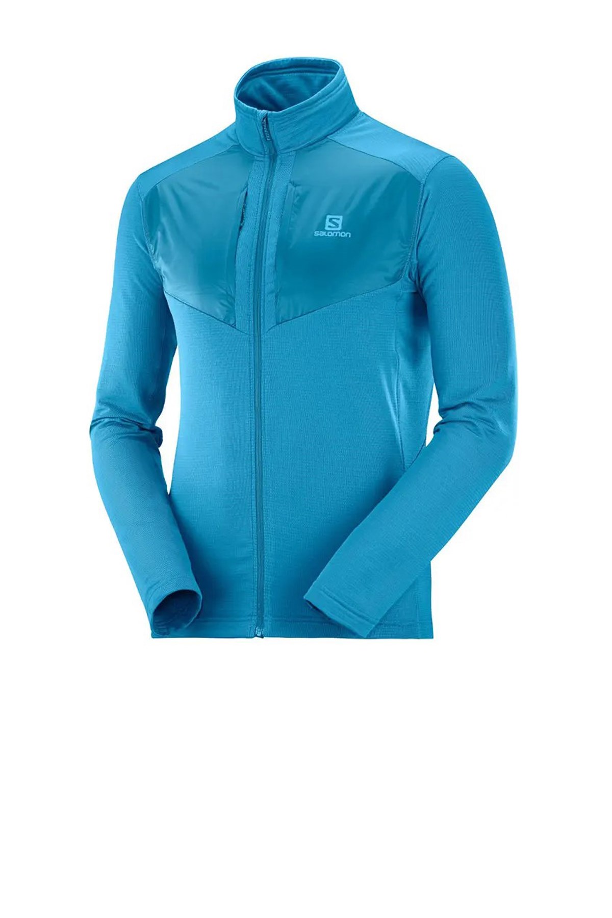 Salomon Grid Fz Mid Erkek Outdoor Ceket LC1200600 Mavi