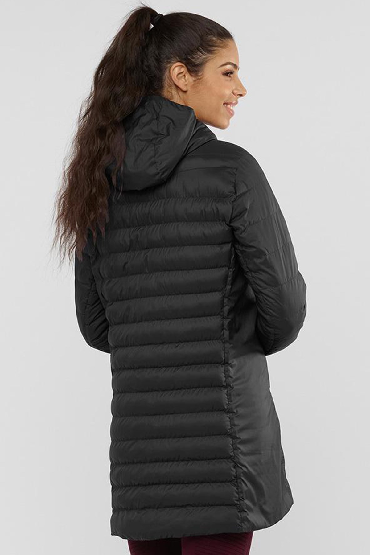 Salomon Sight Storm Hoodie Kadın Outdoor Mont LC1390800 Siyah
