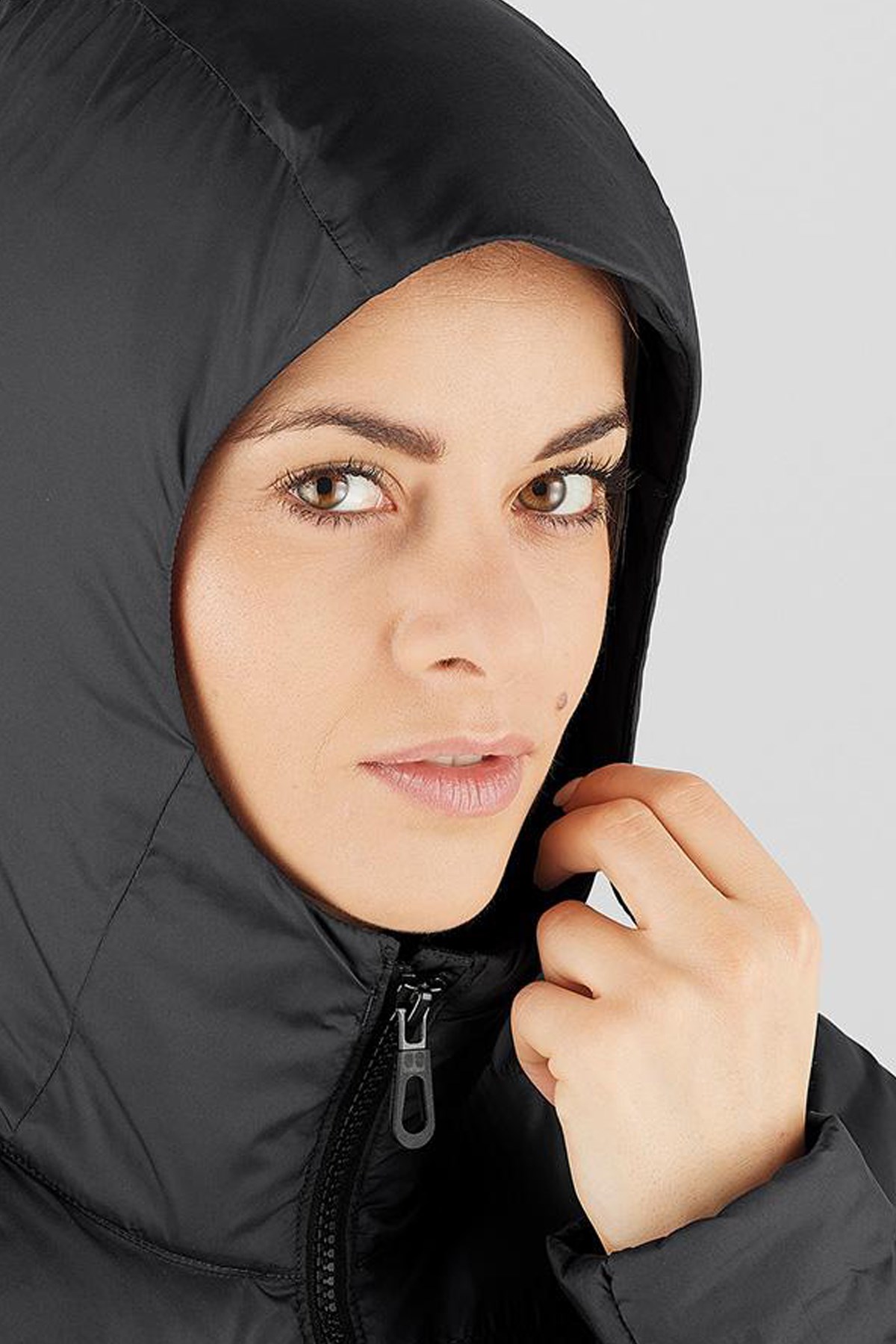 Salomon Sight Storm Hoodie Kadın Outdoor Mont LC1390800 Siyah