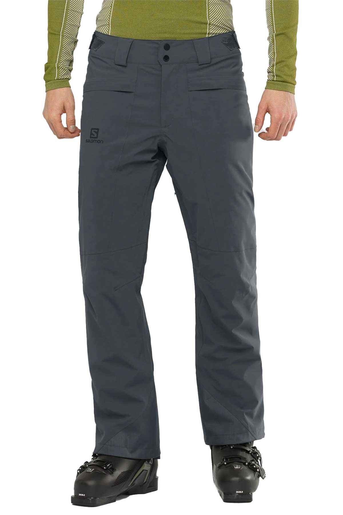 Salomon Brilliant Erkek Kayak Pantolonu LC1433100 Gri