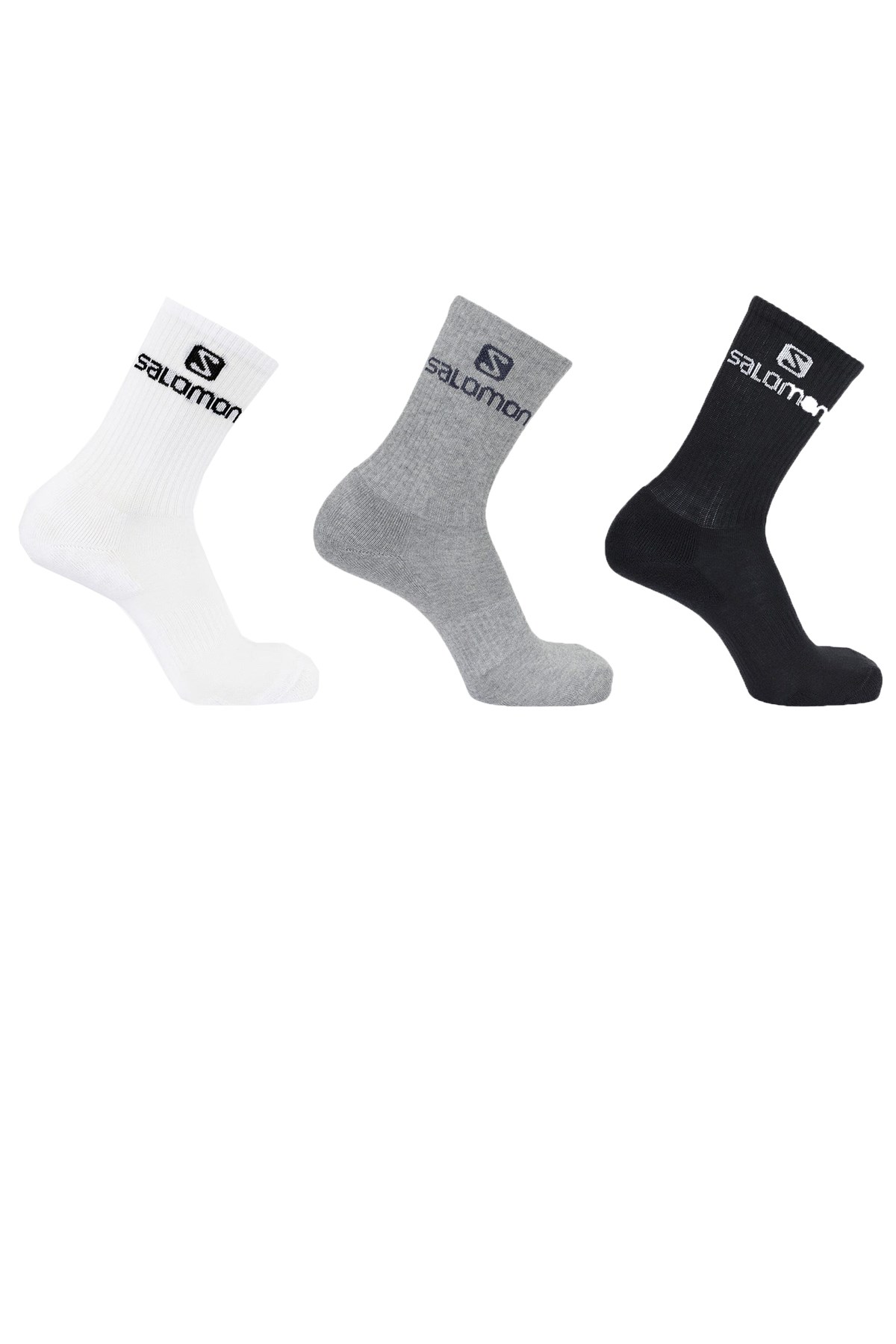 Salomon Everyday Crew 3'lü Çorap LC14453 Beyaz