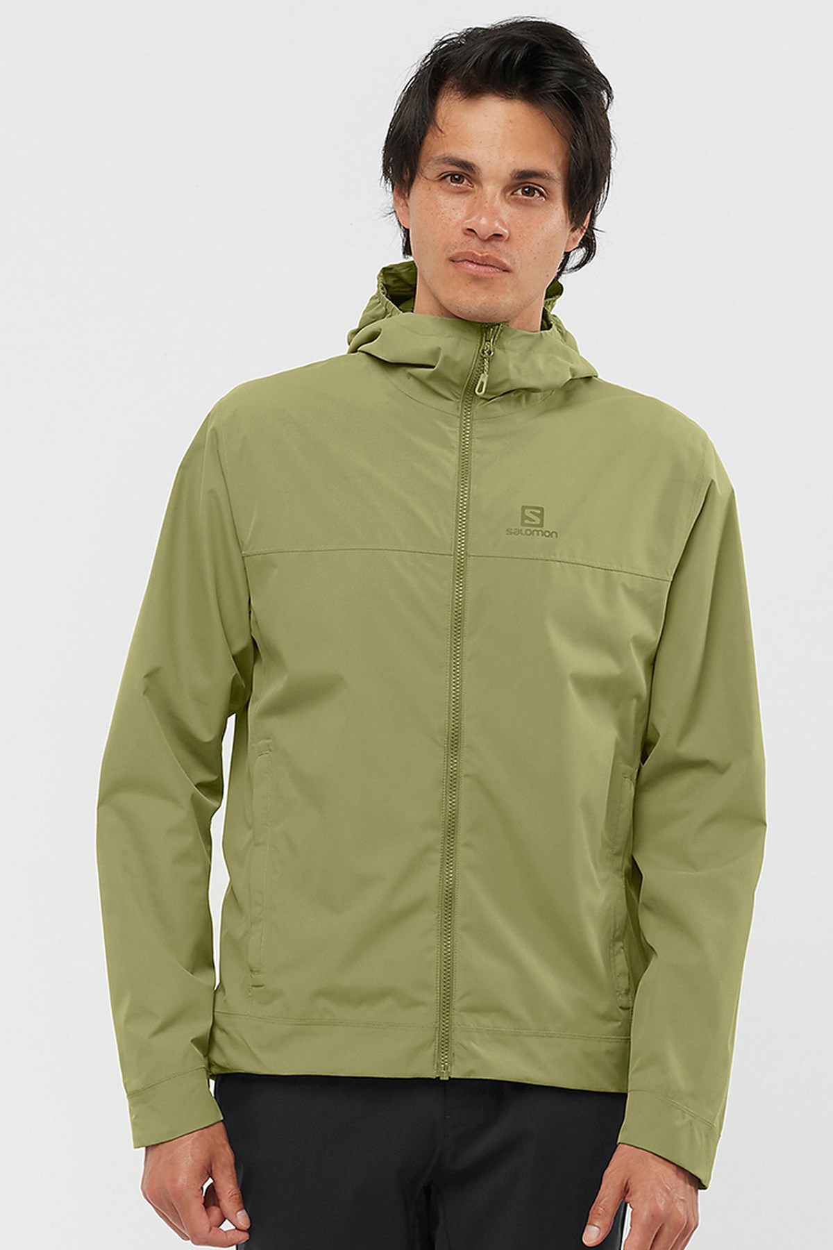 Salomon Explore Waterproof Erkek Yağmurluk LC1488300 Yeşil