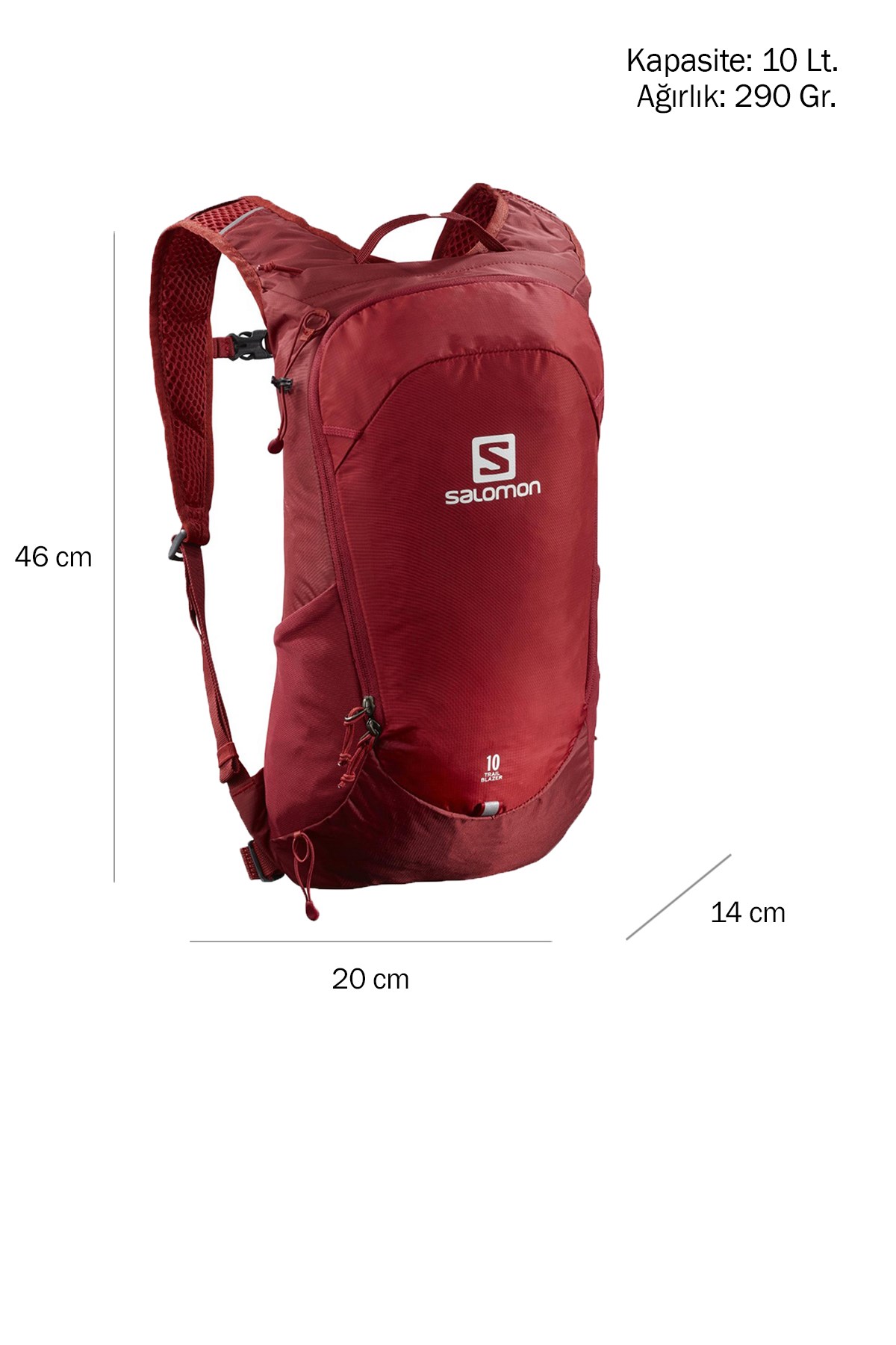 Salomon Trailblazer 10L Outdoor Sırt Çantası LC1520100 Kırmızı