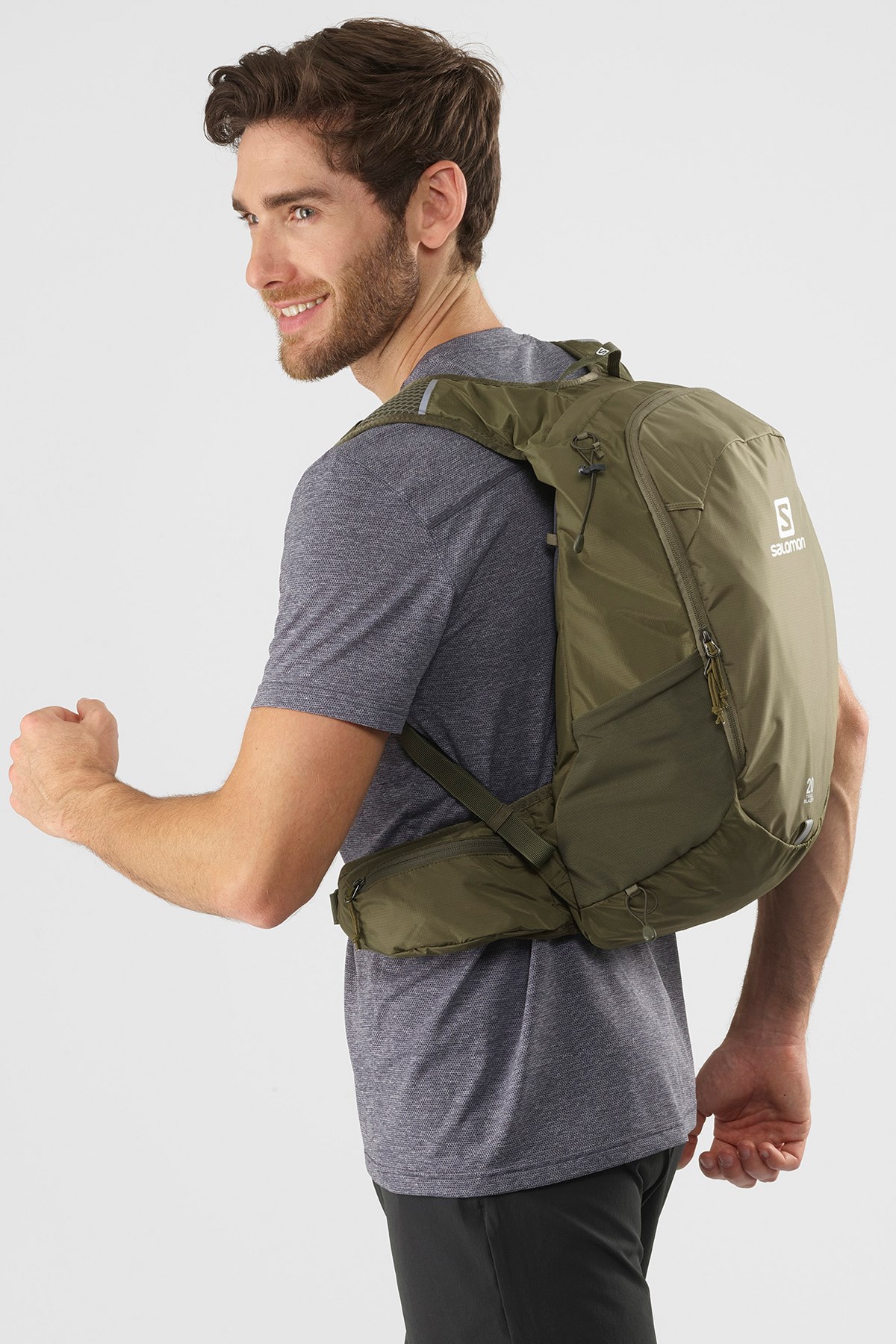 Salomon Trailblazer 20L Outdoor Sırt Çanta LC1520200 Haki
