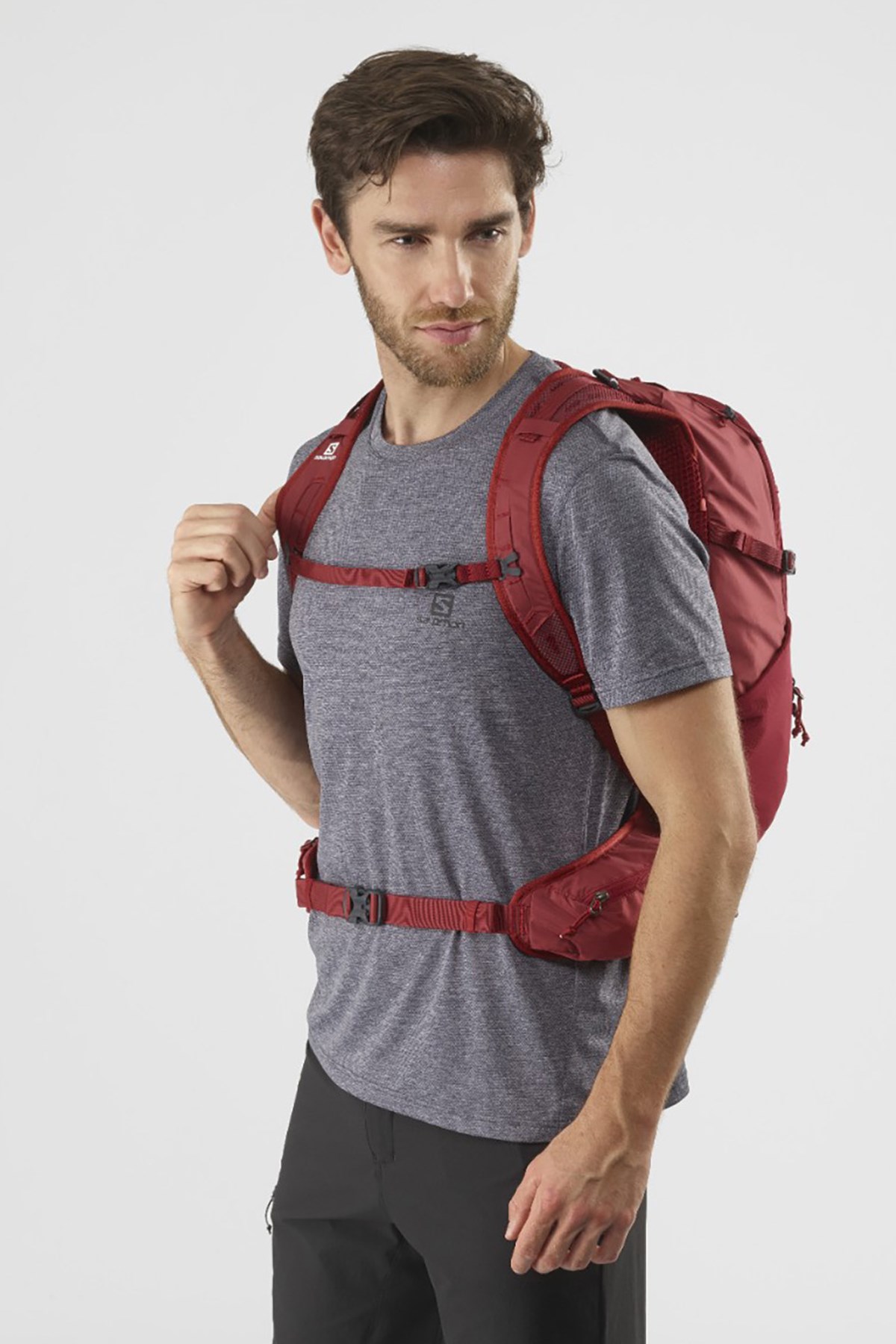 Salomon Trailblazer 30 Outdoor Sırt Çanta LC1520500 Kırmızı