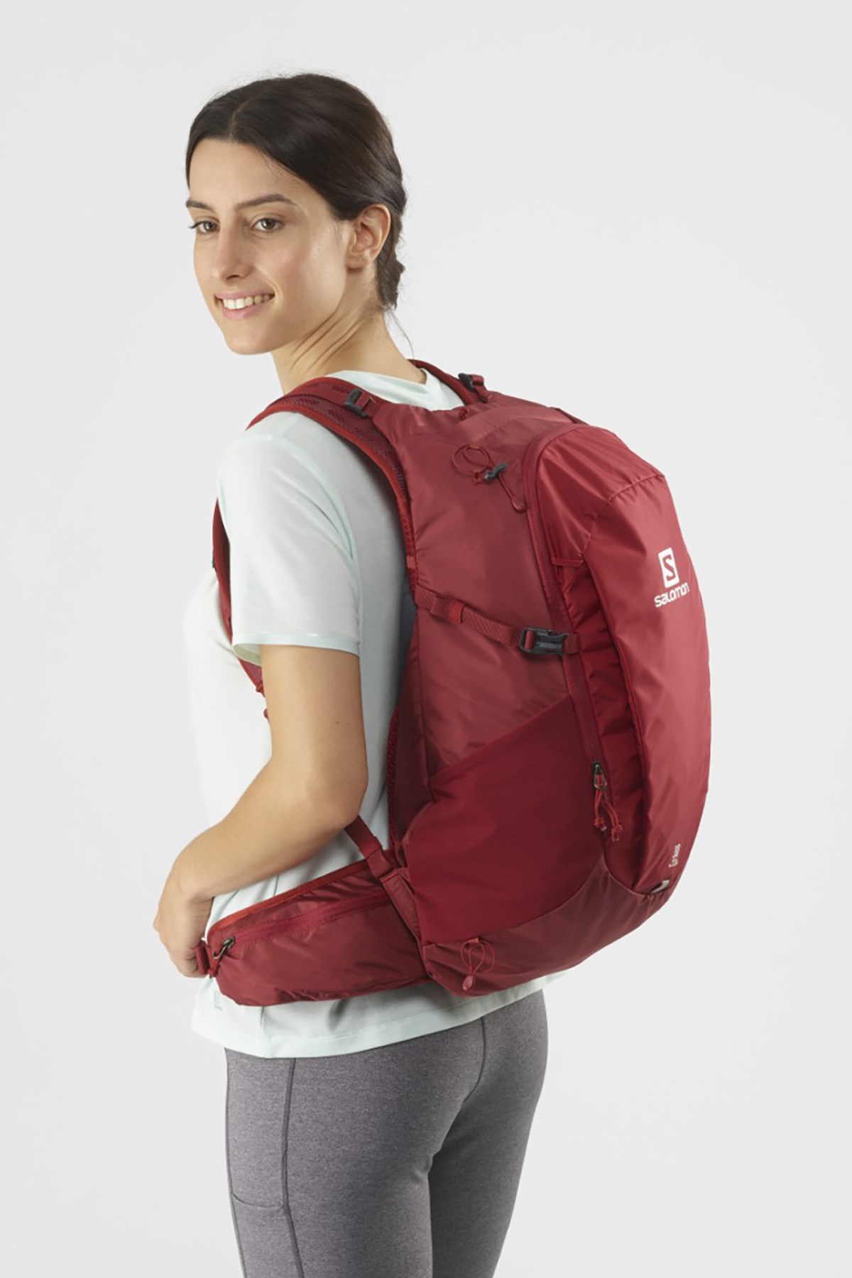 Salomon Trailblazer 30 Outdoor Sırt Çanta LC1520500 Kırmızı