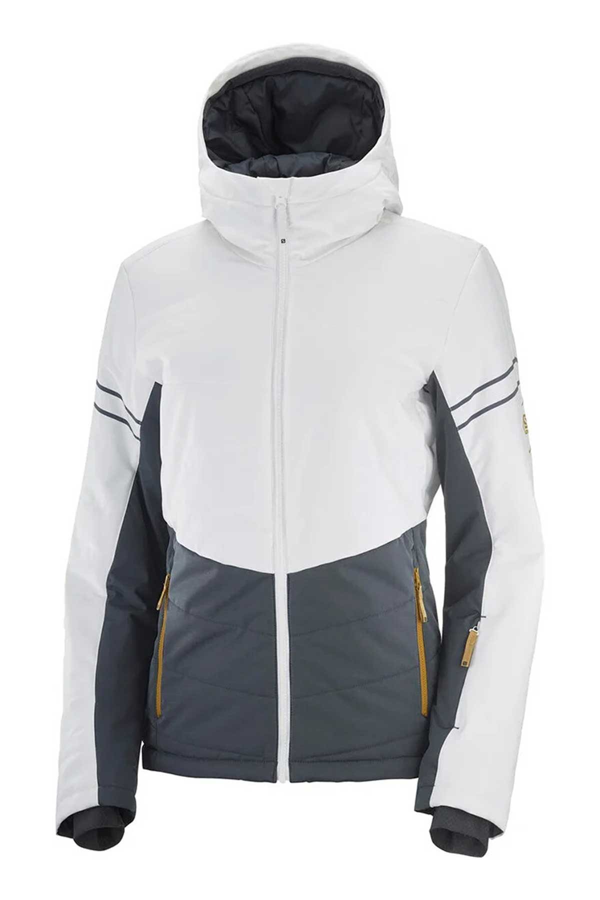 Salomon Edge Kadın Kayak Montu LC1561100 Beyaz