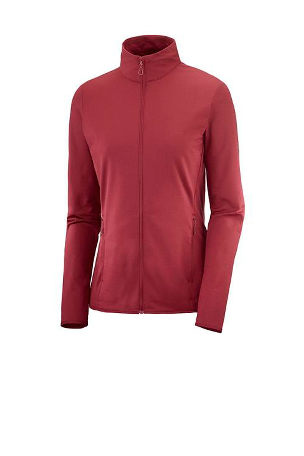 Salomon Outrack Ful Zip Kadın Outdoor Ceket LC1580400 Kırmızı