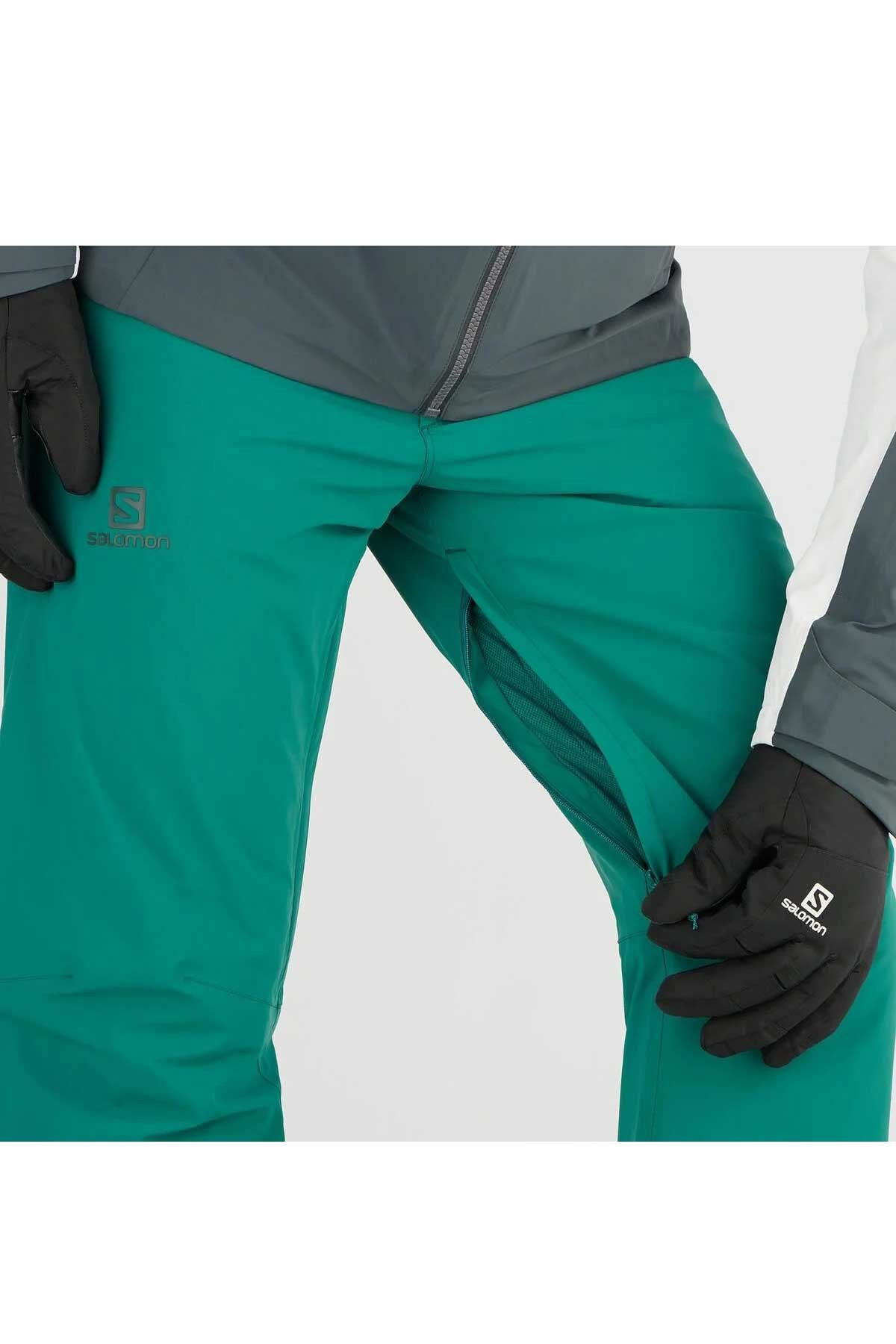 Salomon Force Erkek Kayak Pantolonu LC1584000 Yeşil