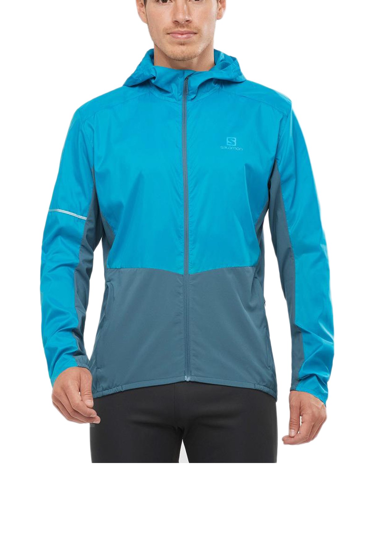 Salomon Agile Fz Wind Erkek Outdoor Ceket LC1607700 Mavi
