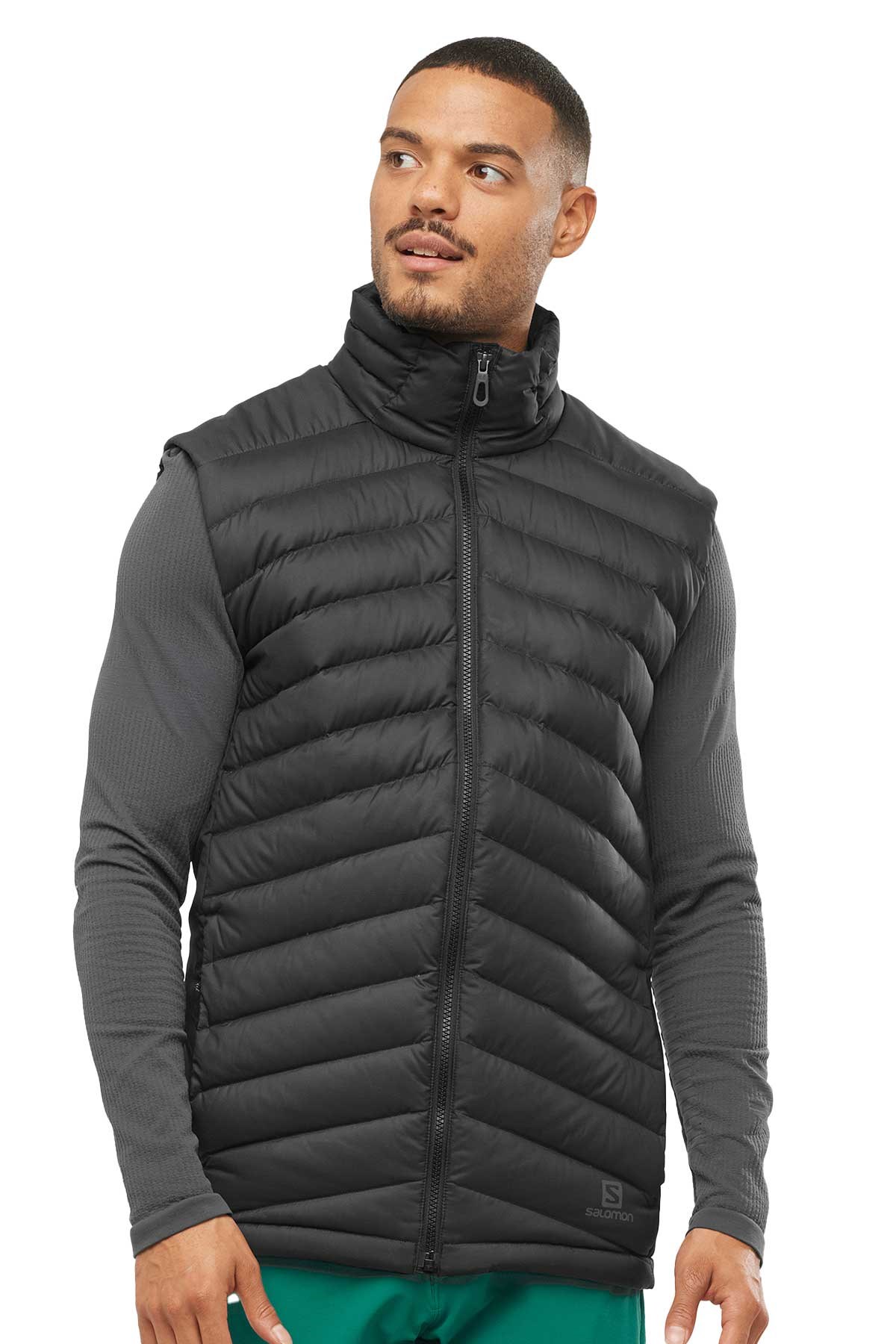 Salomon Sntial Xwarm Erkek Outdoor Yelek LC1612200 Siyah