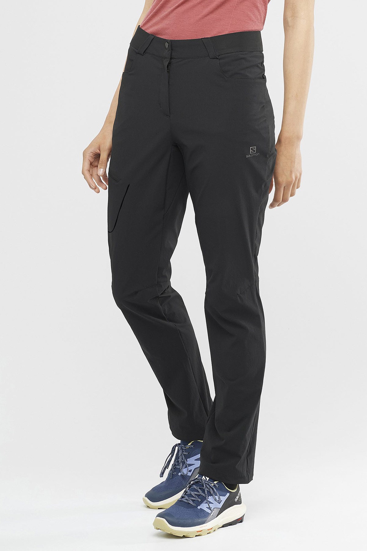 Salomon Wayfarer Kadın Outdoor Pantolon LC1704200 Siyah