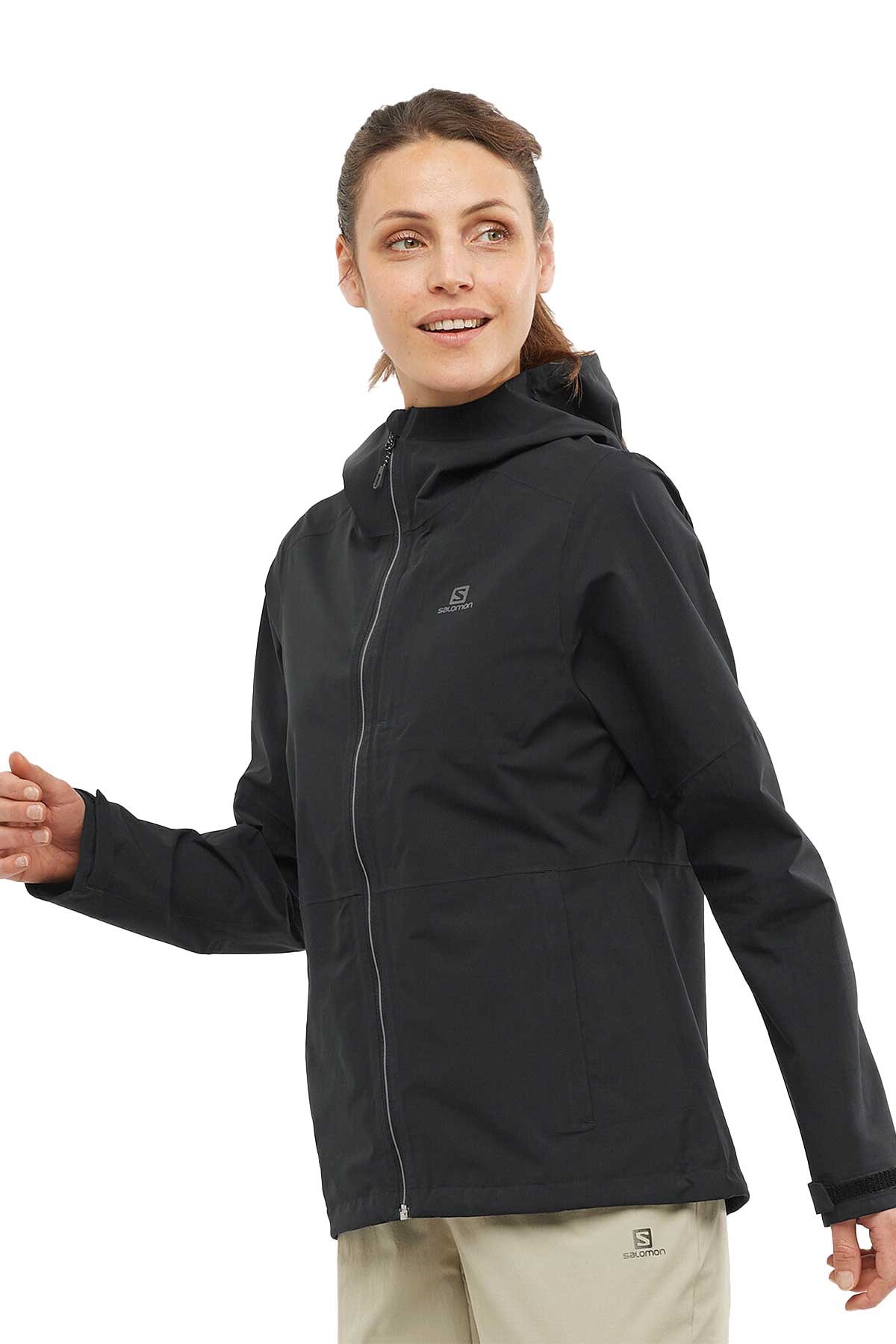 Salomon Outrack Wp Kadın Outdoor Mont LC1709000 Siyah