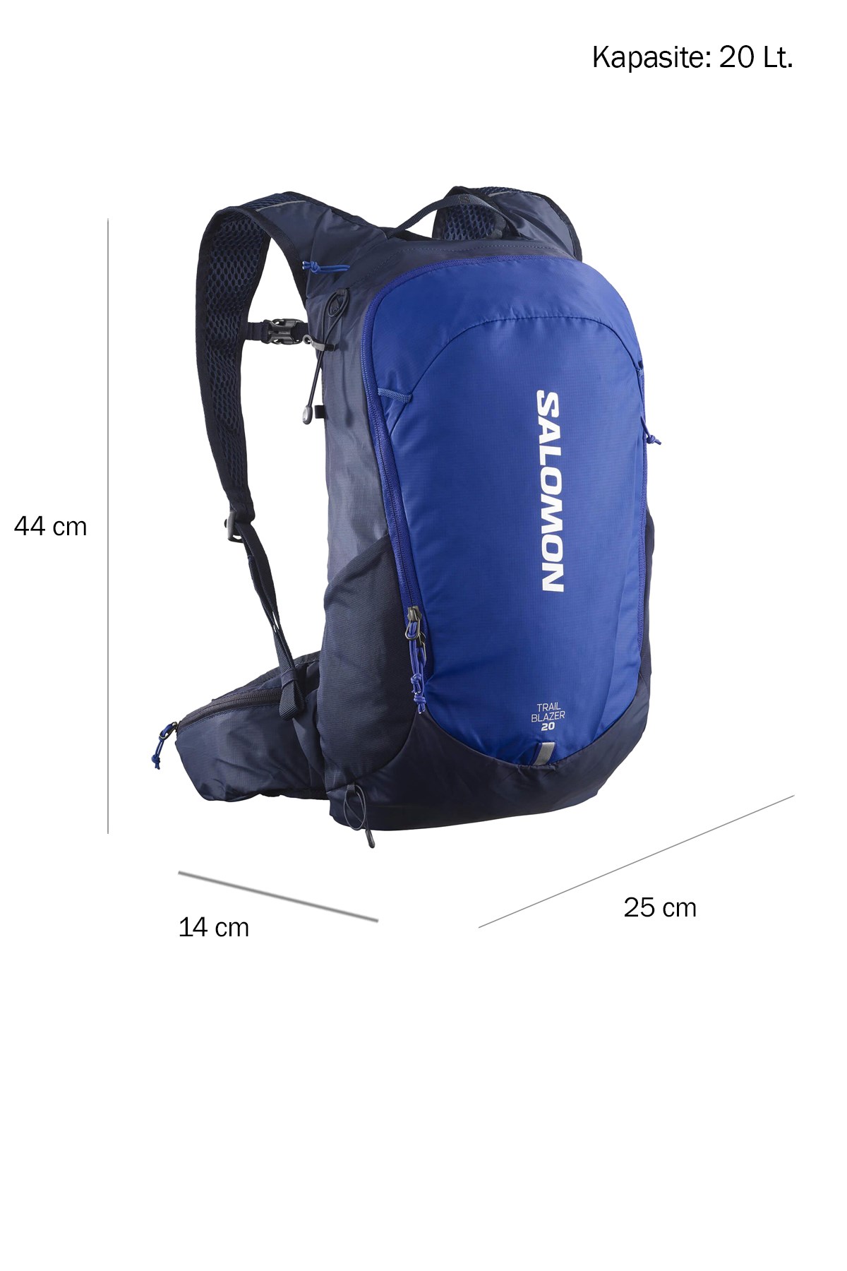 Salomon Trailblazer 20 Unisex Outdoor Sırt Çantası LC2059600 Mavi