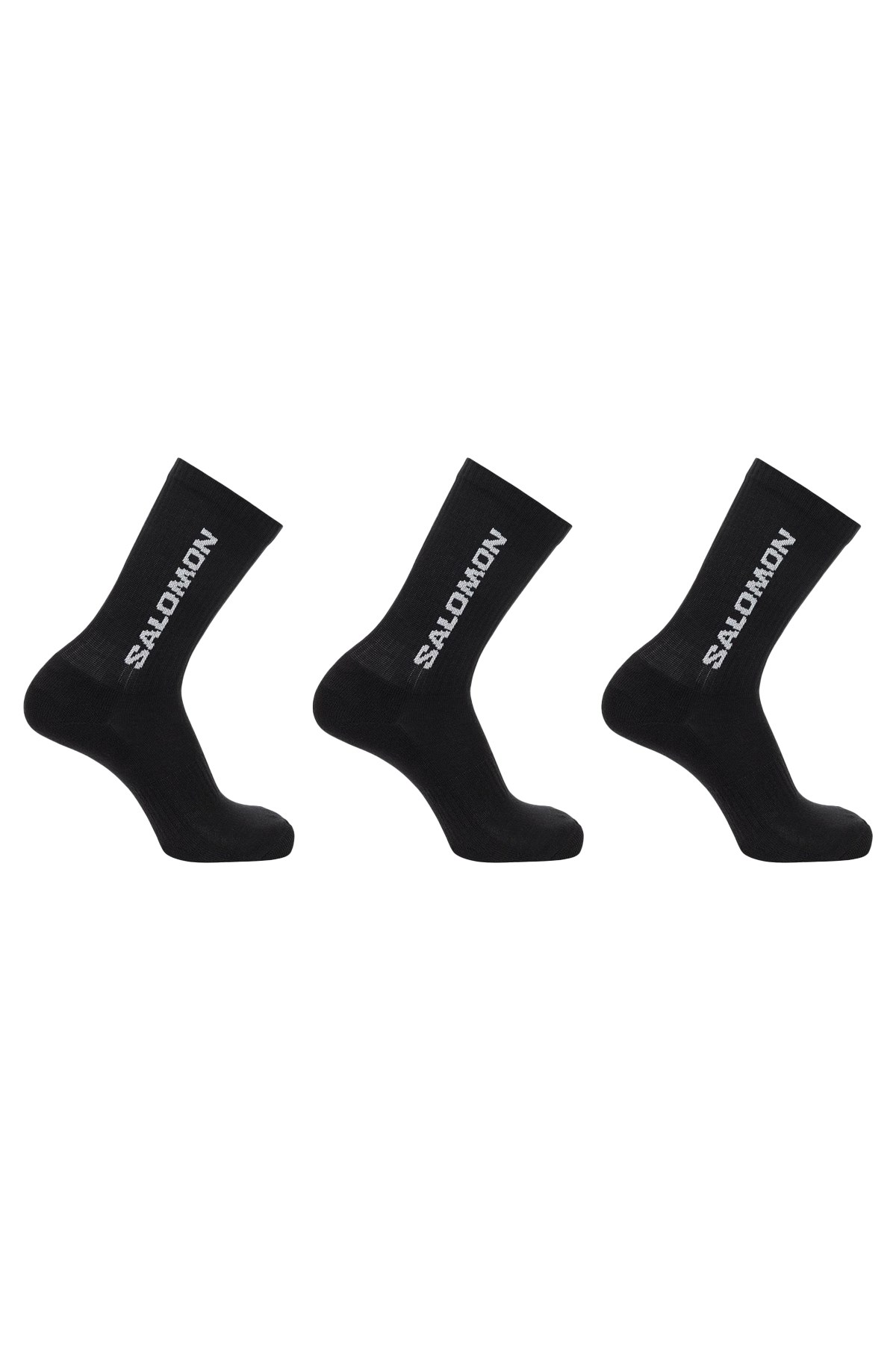 Salomon Everyday Crew 3-Pack Unisex Çorap LC2086100 Siyah