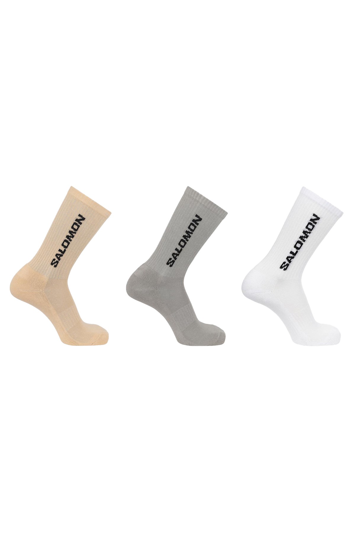 Salomon Everyday Crew 3-Pack Unisex Çorap LC2169500 Beyaz