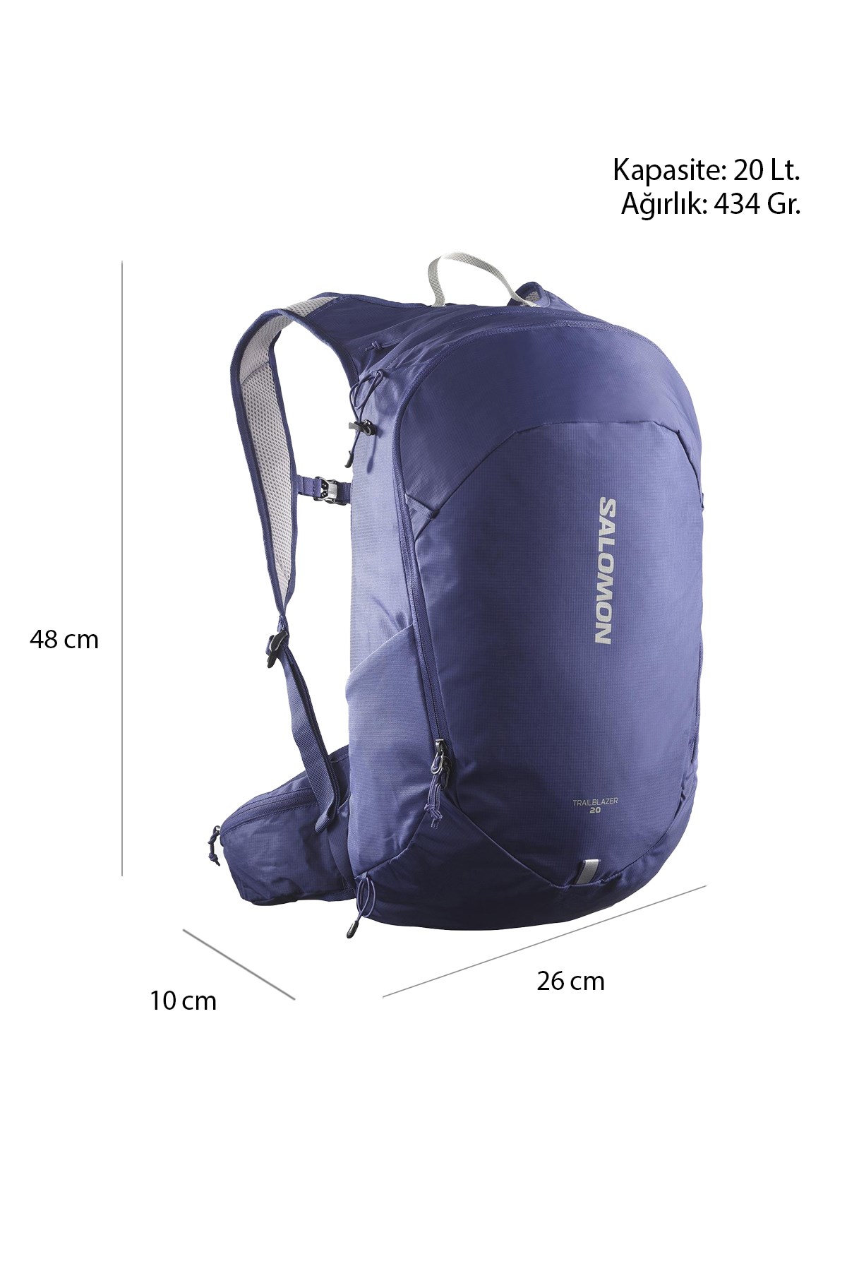 Salomon Trailblazer 20 Unisex Sırt Çantası LC2182700 Mavi