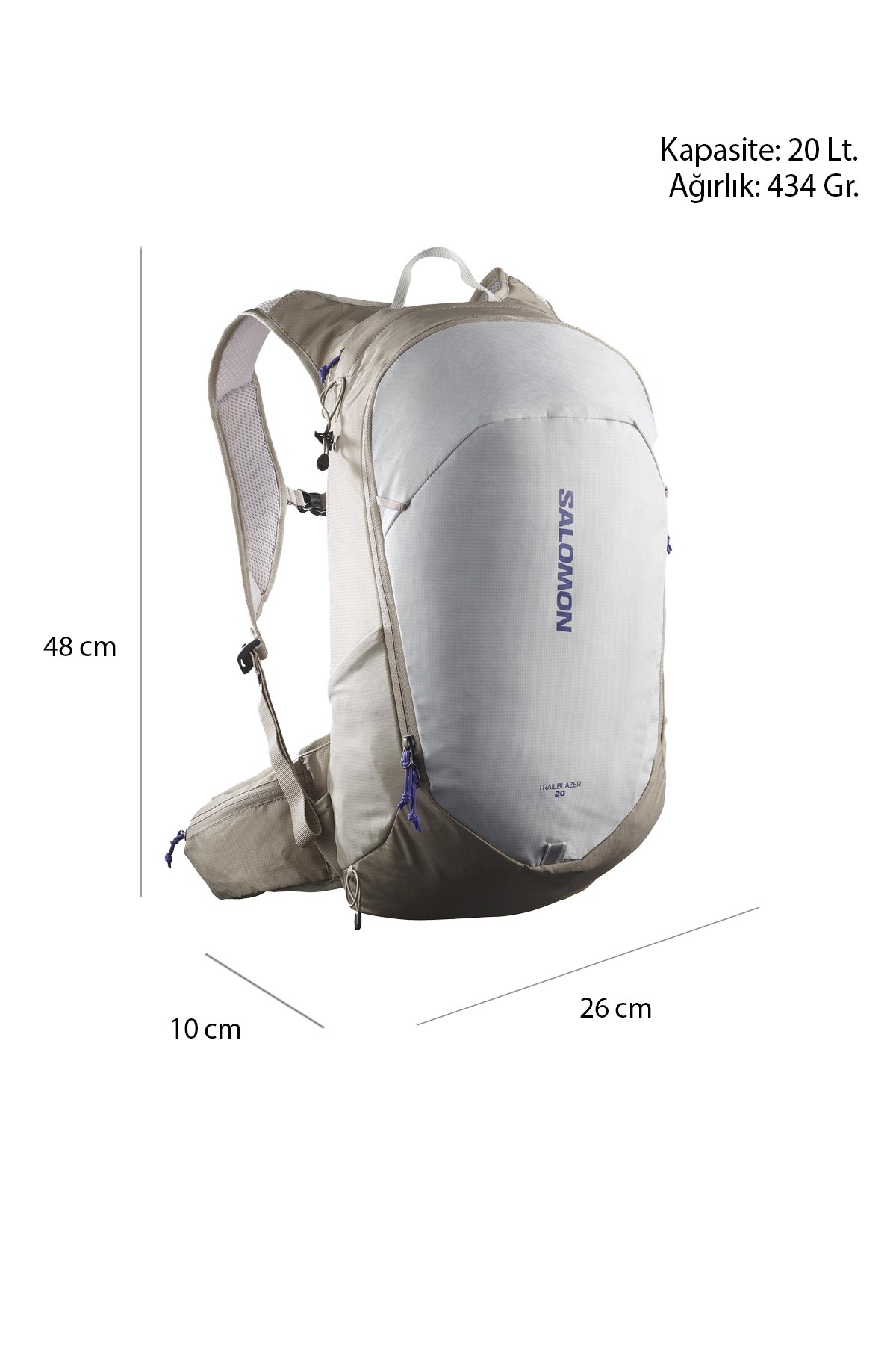 Salomon Trailblazer 20 Unisex Sırt Çantası LC2182800 Ekru