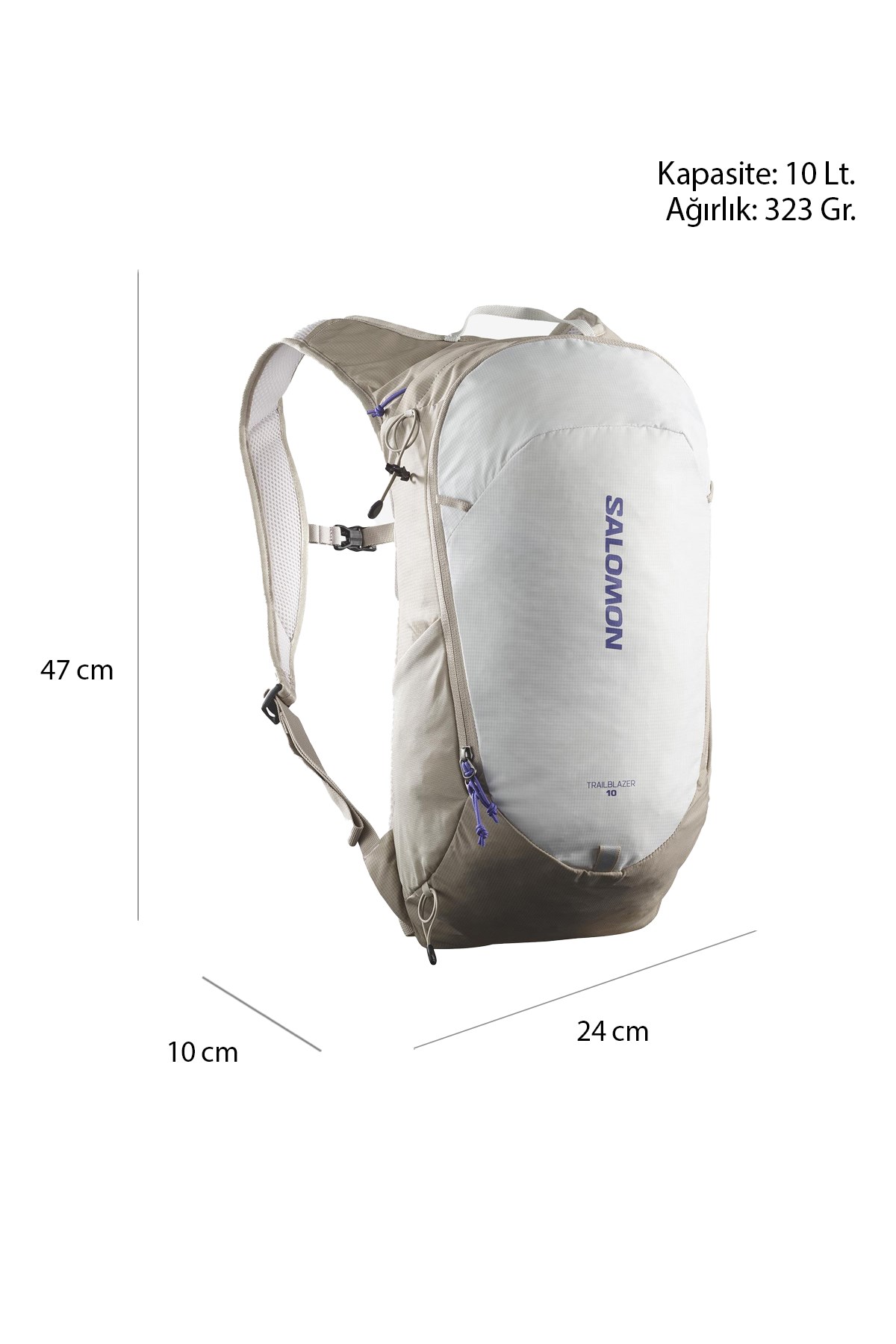 Salomon Trailblazer 10 Unisex Sırt Çantası LC2183100 Ekru