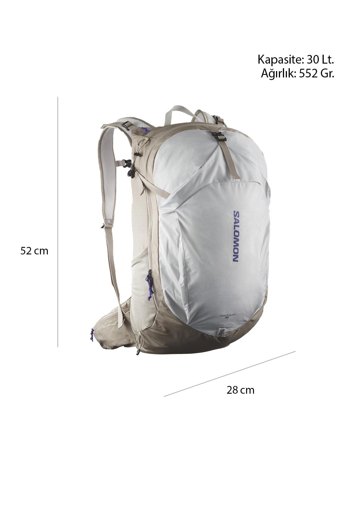 Salomon Trailblazer 30 Unisex Sırt Çantası LC2183400 Ekru