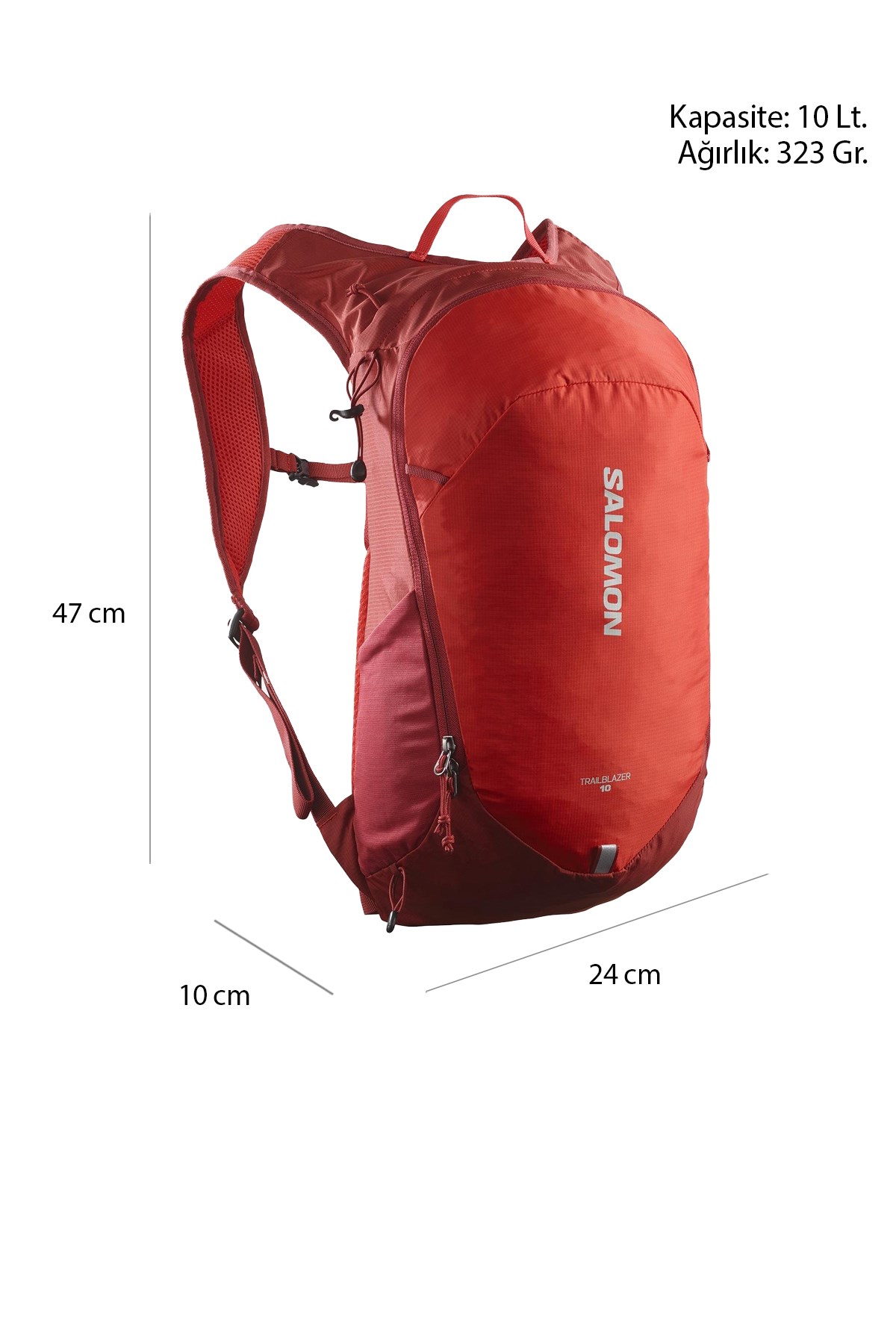 Salomon Trailblazer 10 Unisex Sırt Çantası LC2183600 Kırmızı
