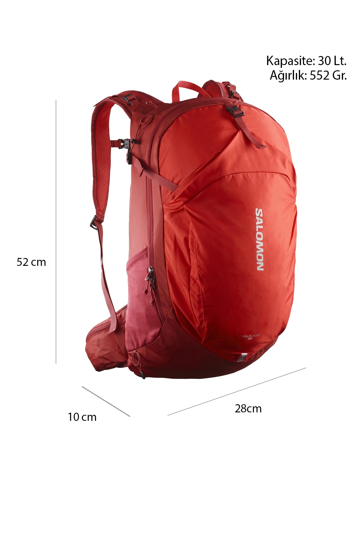 Salomon Trailblazer 30 Unisex Sırt Çantası LC2183700 Kırmızı
