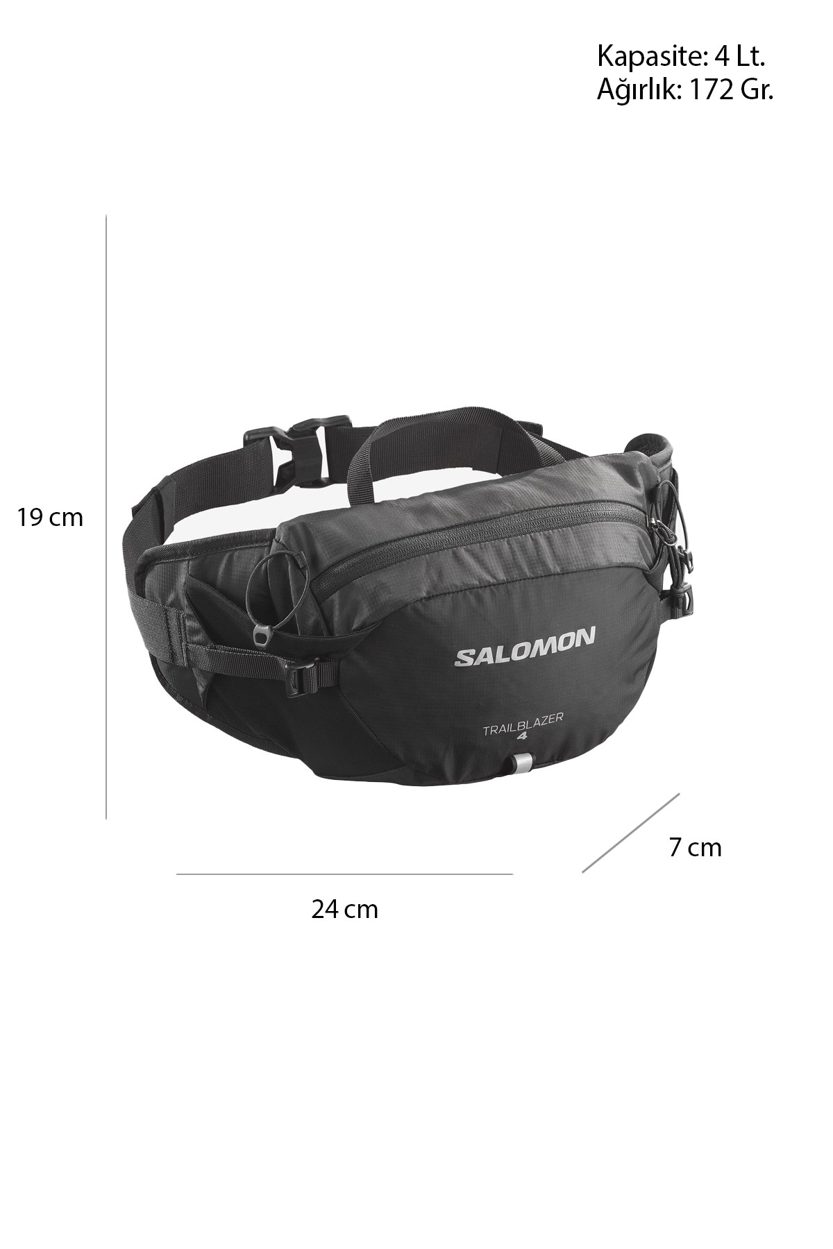 Salomon Trailblazer Belt Unisex Bel Çantası LC2183800 Siyah