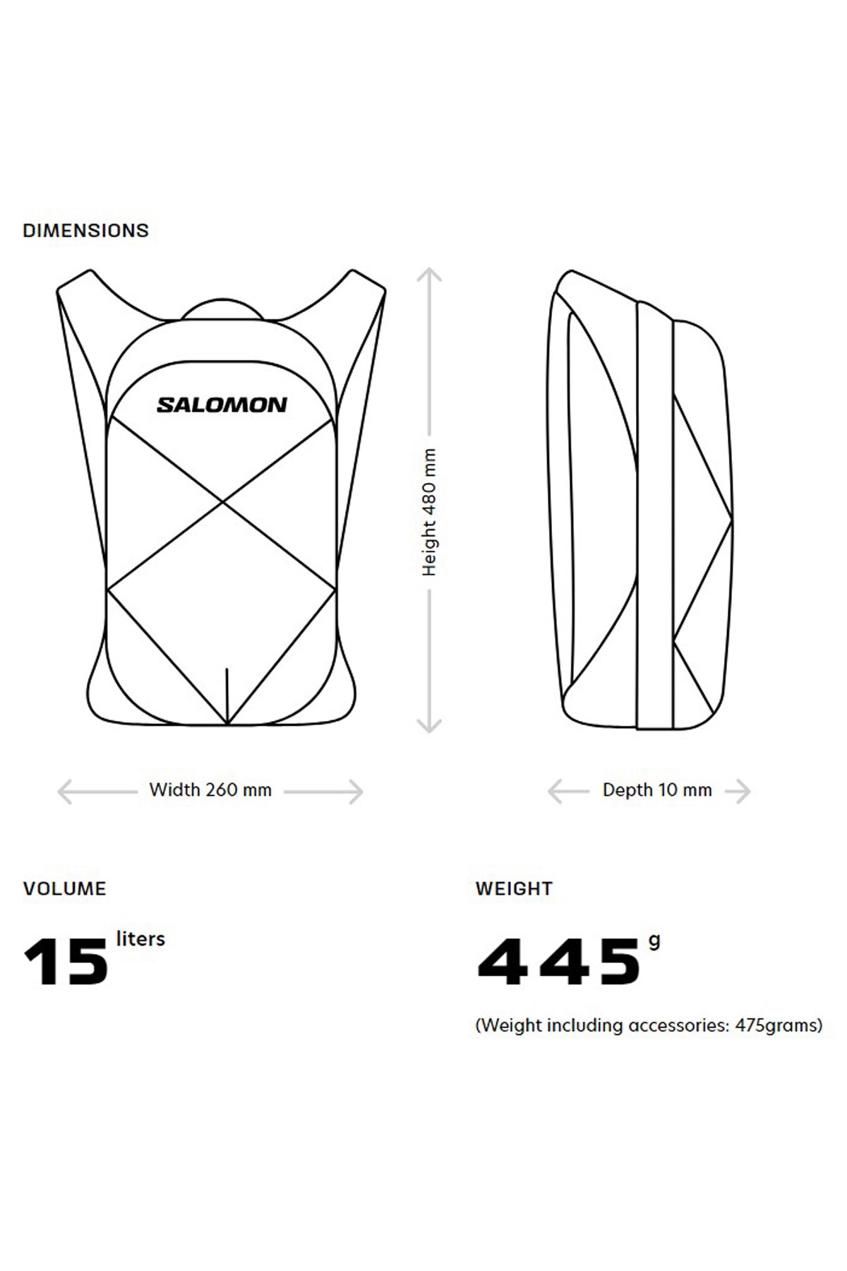 Salomon Xt 15 Unisex Sırt Çantası LC2184500 Bej