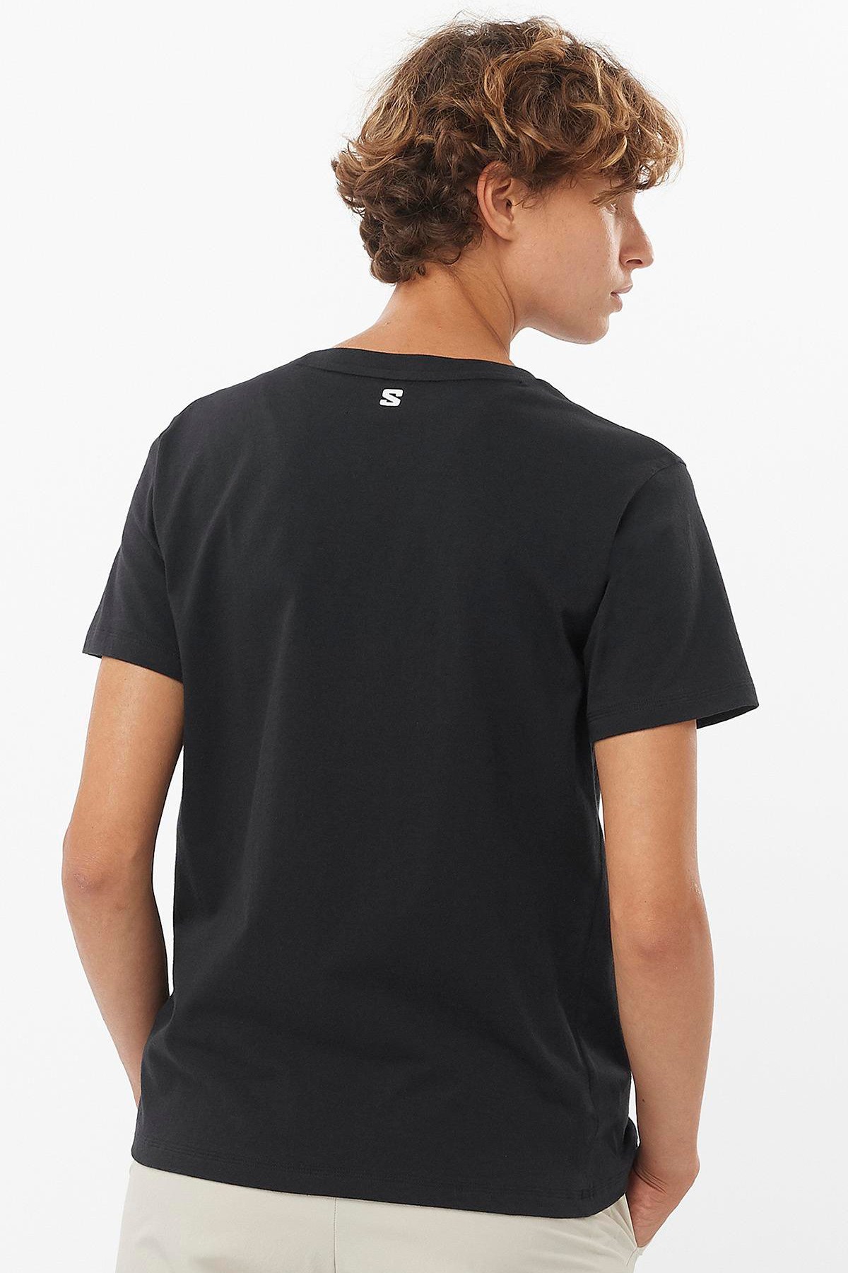 Salomon Logo SS Kadın Tişört LC2217700 Siyah
