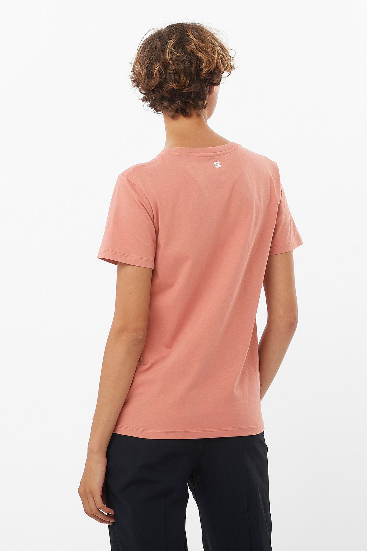Salomon Logo SS Kadın Tişört LC2217800 Pembe