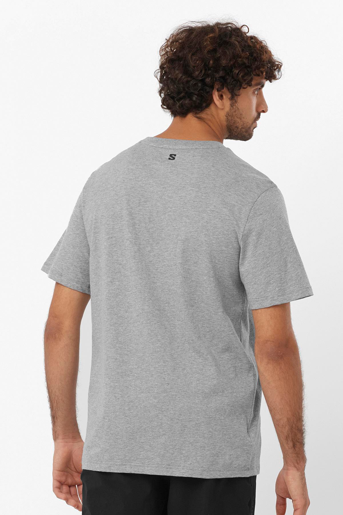 Salomon Running Graphic SS Erkek Tişört LC2219000 Gri