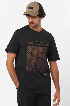 Salomon Graphic SS Erkek Tişört LC2219200 Siyah