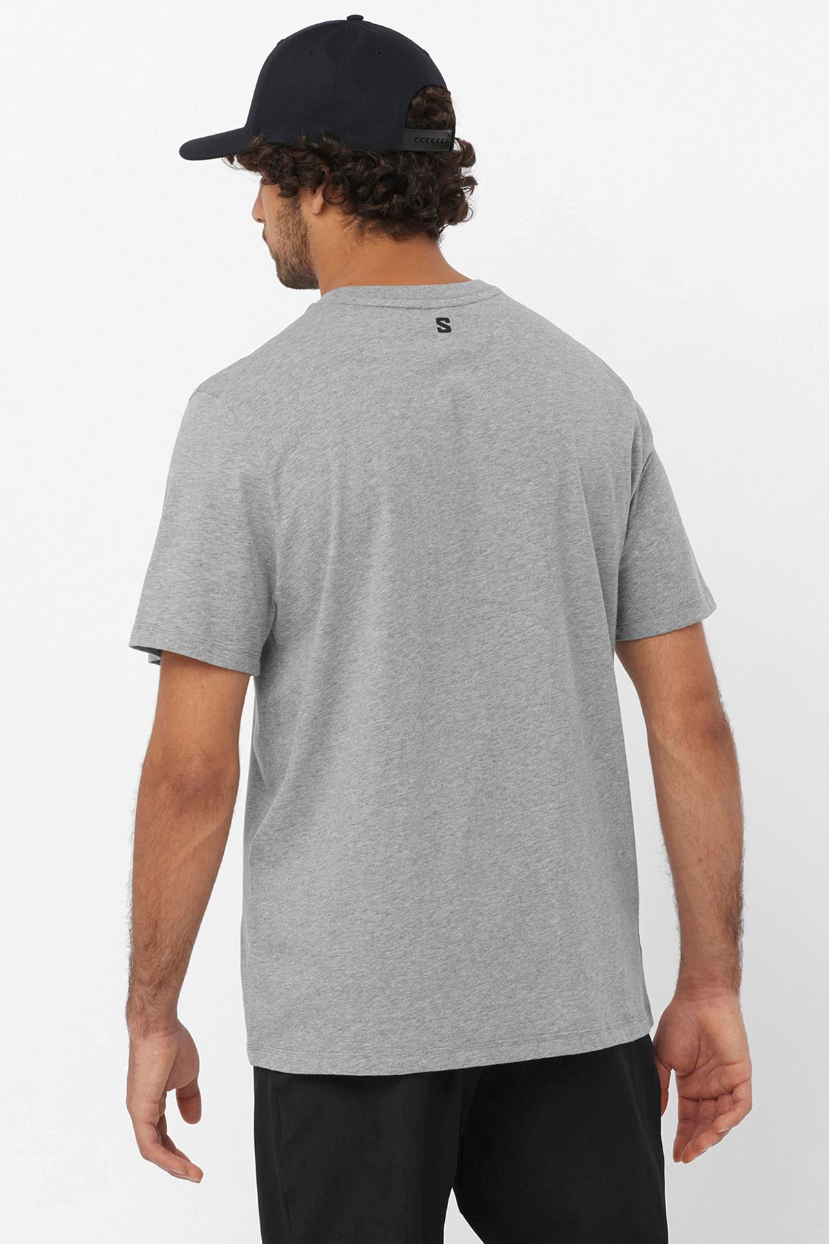 Salomon Graphic Erkek Tişört LC2219300 Gri