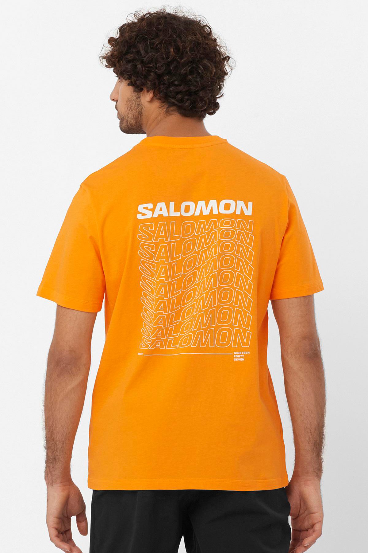 Salomon Graphic Perf SS Erkek Tişört LC2219700 Sarı