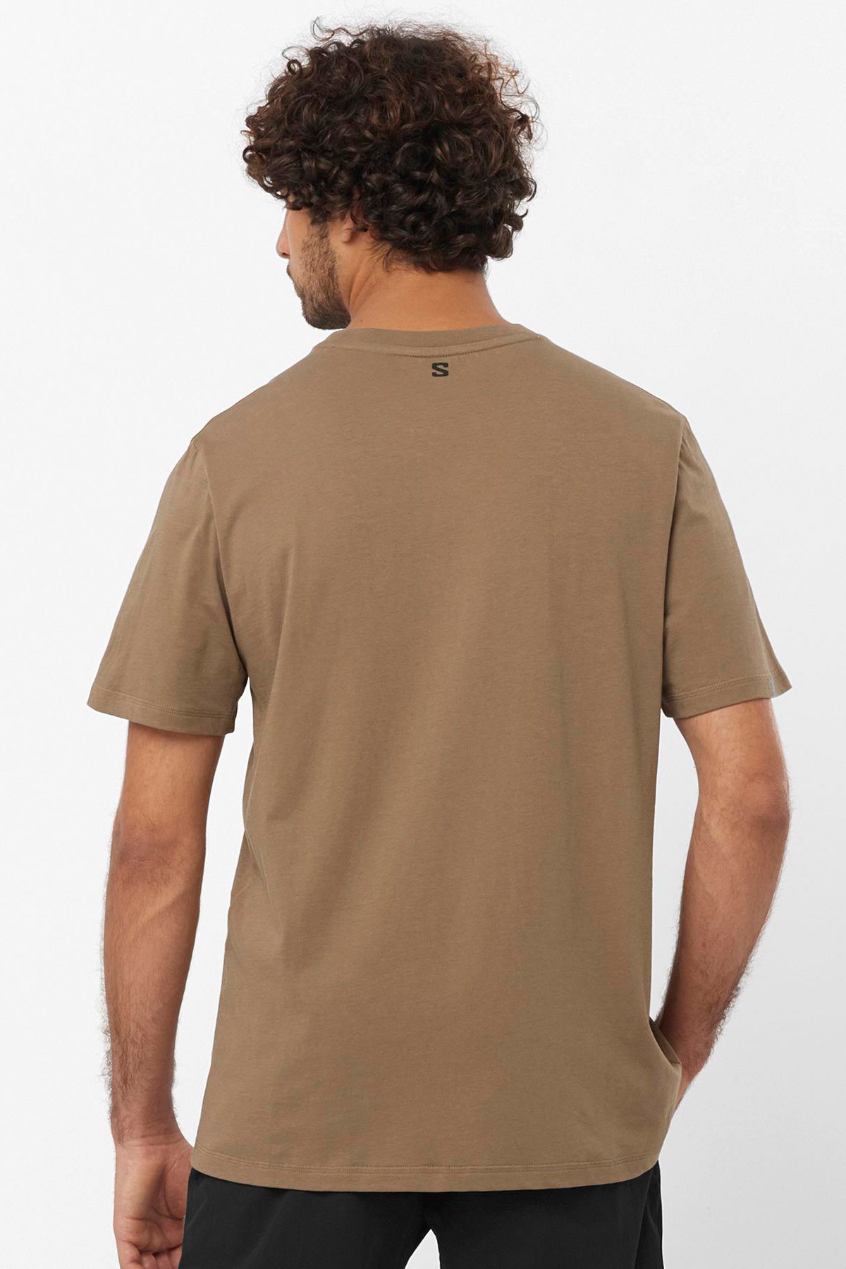 Salomon Running Graphic Erkek Tişört LC2246800 Kahverengi
