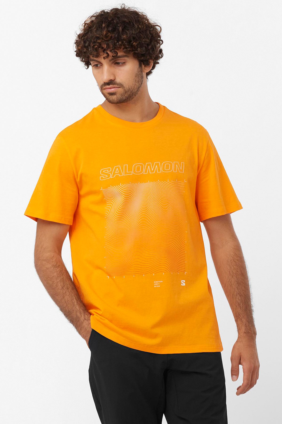 Salomon Graphic SS Erkek Tişört LC2247000 Sarı